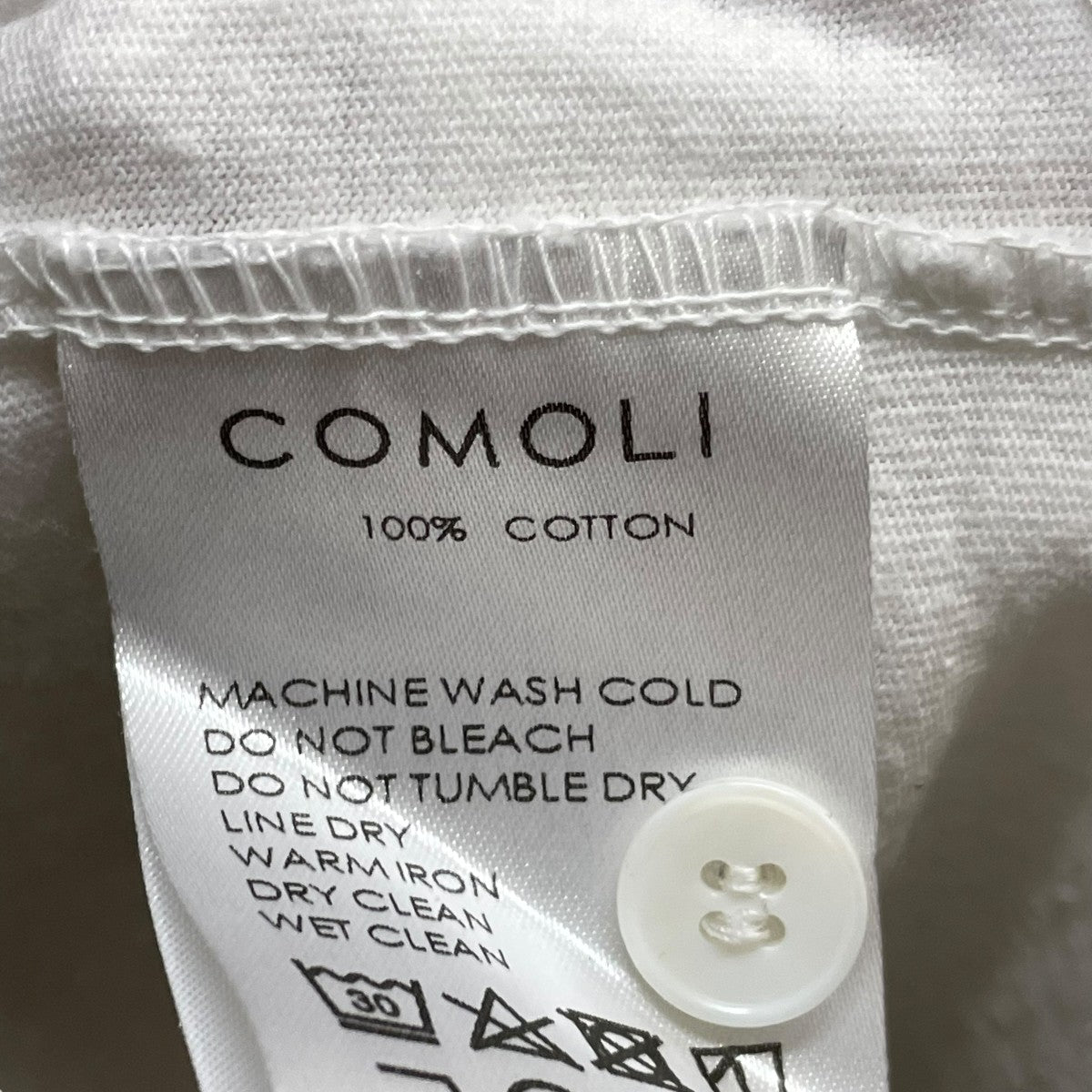 COMOLI 23SS ジャージ コモリシャツ X01-05016 古着・中古-6枚目のアイテム画像