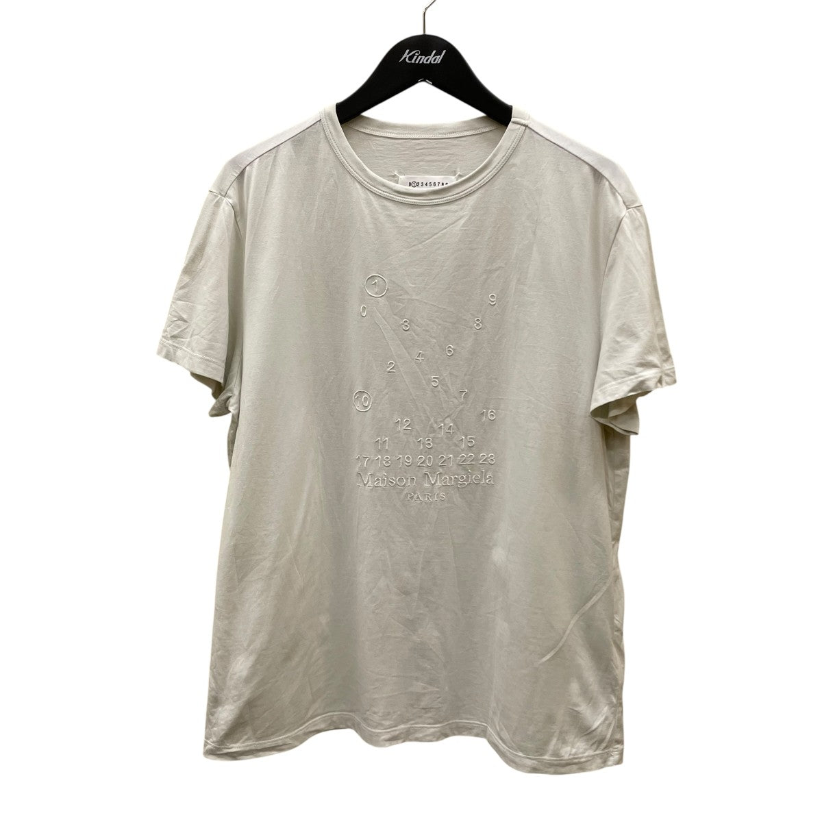 Maison Margiela 23SSカレンダーグラフィックロゴTシャツS50GC0684 S22816 古着・中古-1枚目のアイテム画像