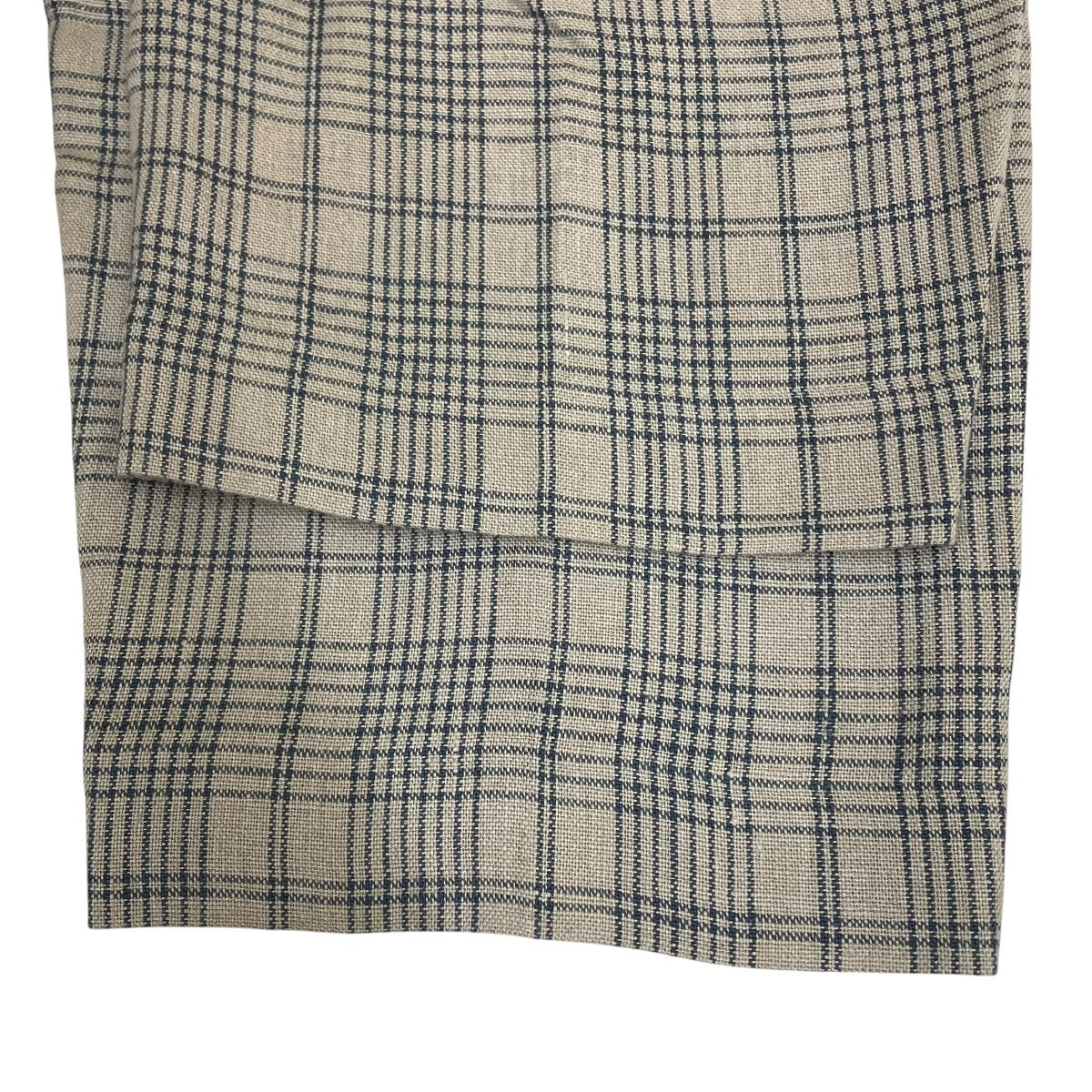 Cristaseya 25SSDOUBLE PLEATED WIDE PANTSチェックパンツ25030050000310 古着・中古-5枚目のアイテム画像