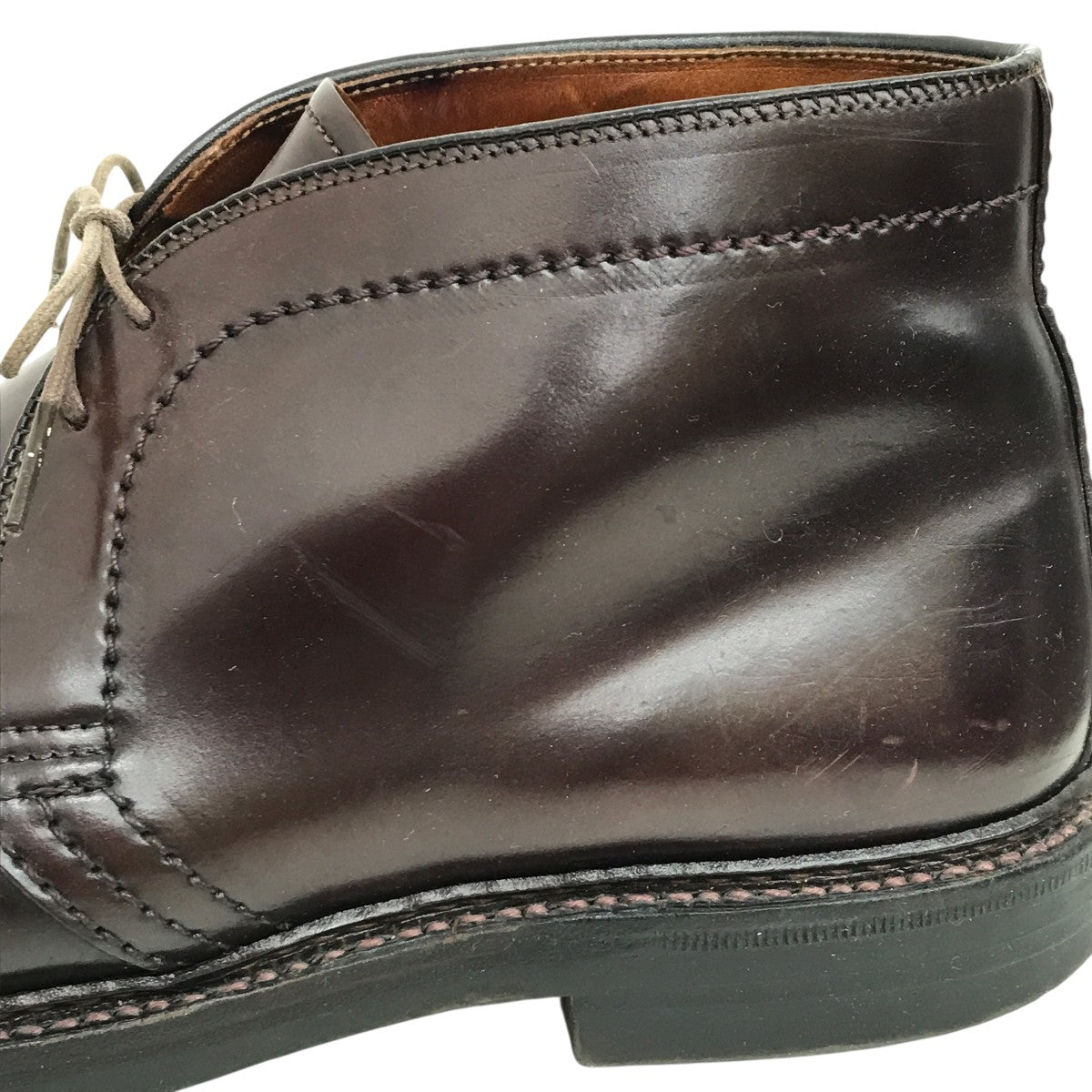 CHUKKA BOOTS CORDOVANレザーシューズ