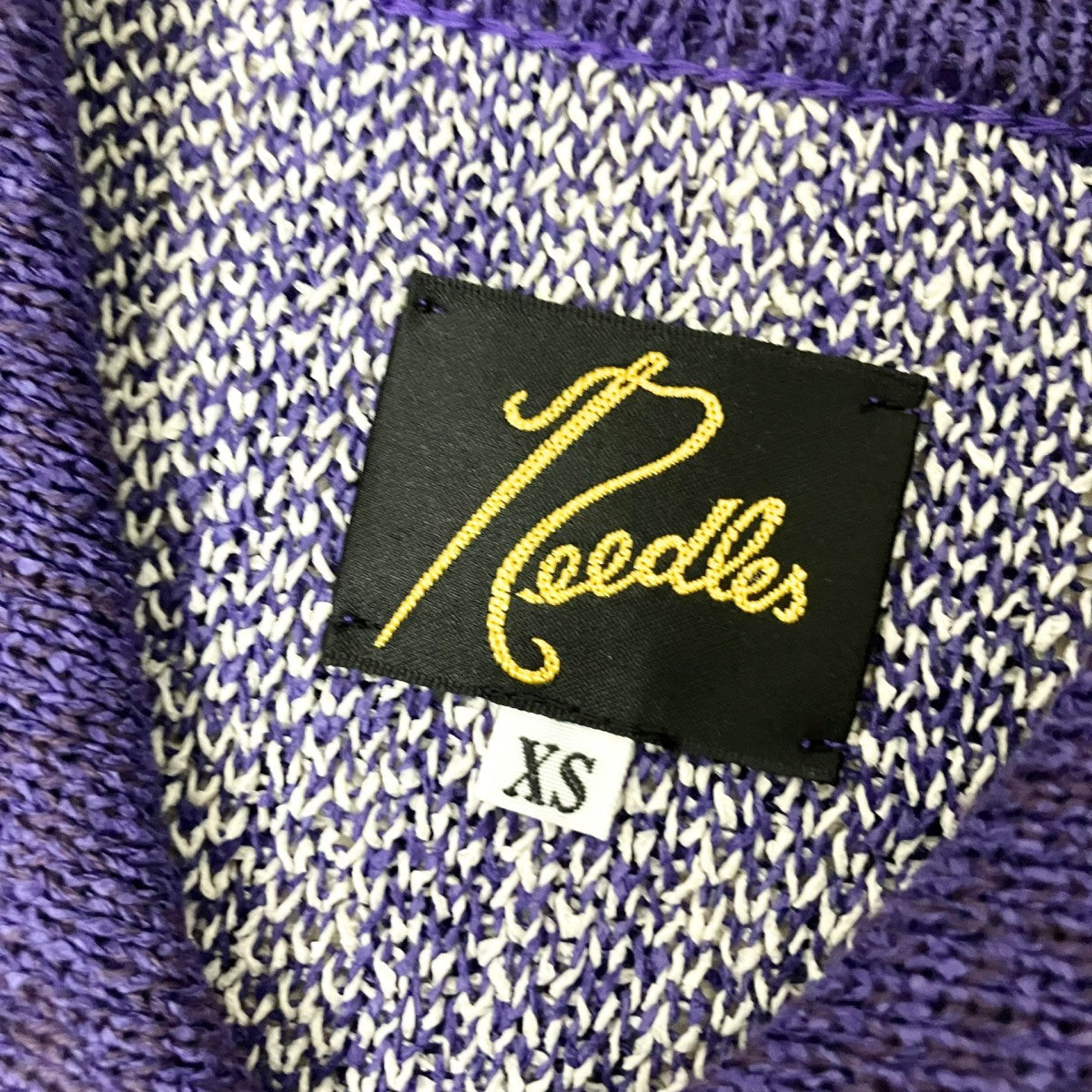 Needles Polo Sweater-ArrowニットポロシャツOT267 古着・中古-4枚目のアイテム画像