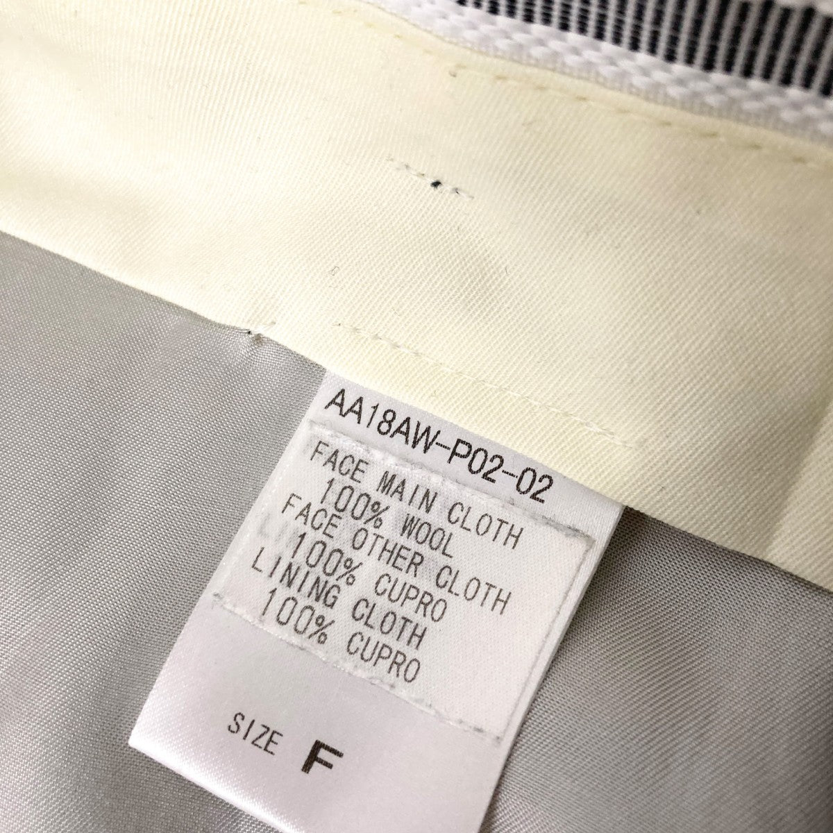 スラックスパンツAA18AW P02 02