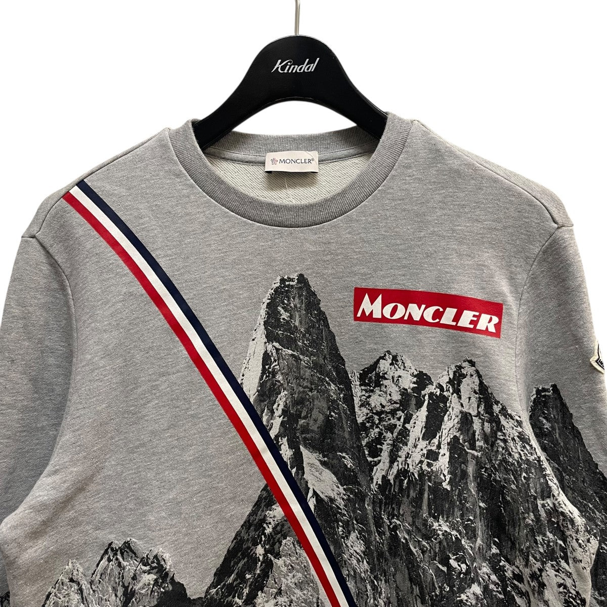 最終値下げ※新品未使用モンクレール スウェット(タグ付) MONCLER モンクレール クリスタル ロゴ クルーネック トレーナー