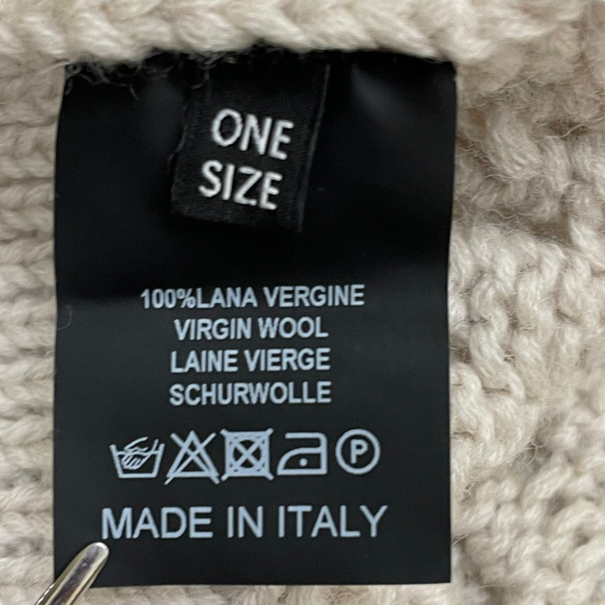 RAF SIMONS Turtleneck single panelシングルパネルニット182-825-50002 古着・中古-5枚目のアイテム画像