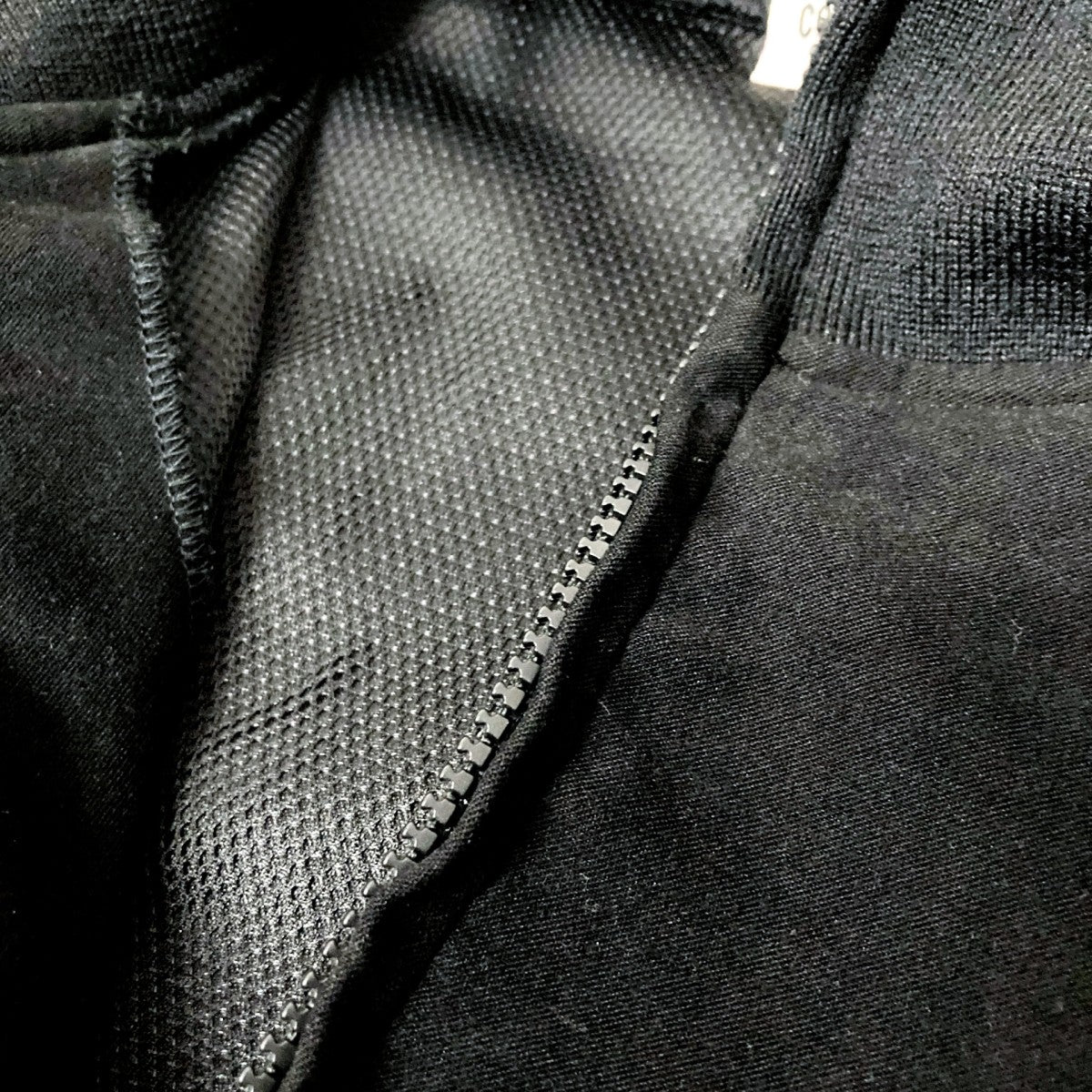 COOTIE(クーティー) Polyester Velour Half Zip L S Teeハーフ