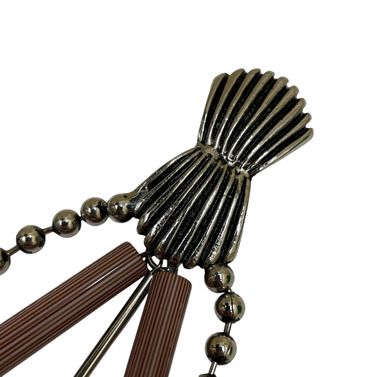 【美品】TOGA PULLA トーガプルラ　ネックレス　シルバー TOGA PULLA（トーガ プルラ）の「TOGA PULLA Metal chain loop