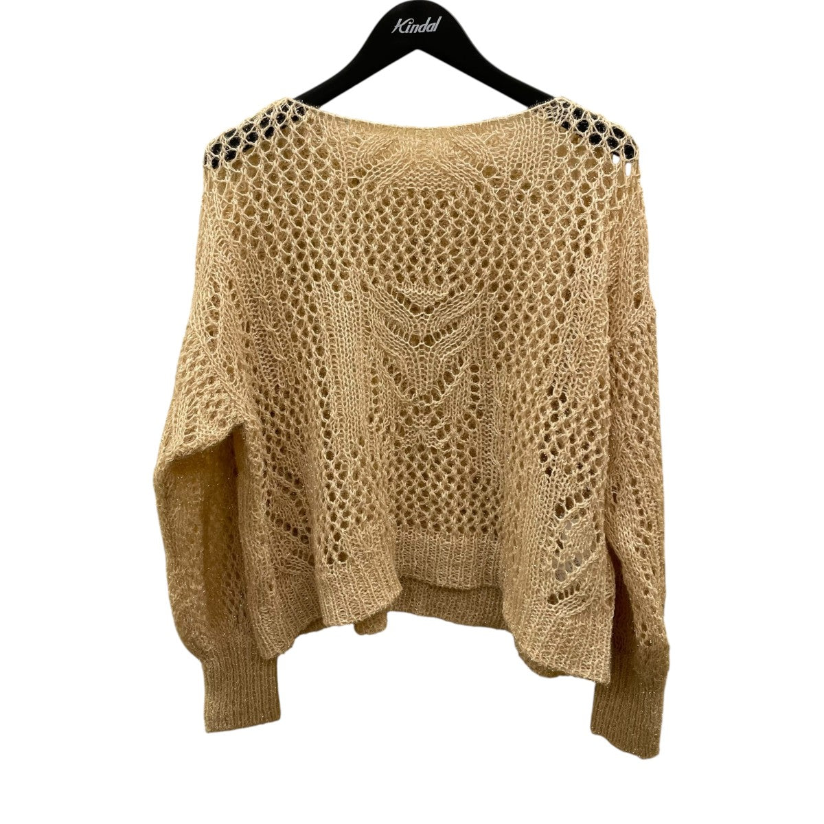 mame kurogouchi 22SSBotanical Pattern Knitted LameラメニットセーターMM22PS-KN733 古着・中古-1枚目のアイテム画像
