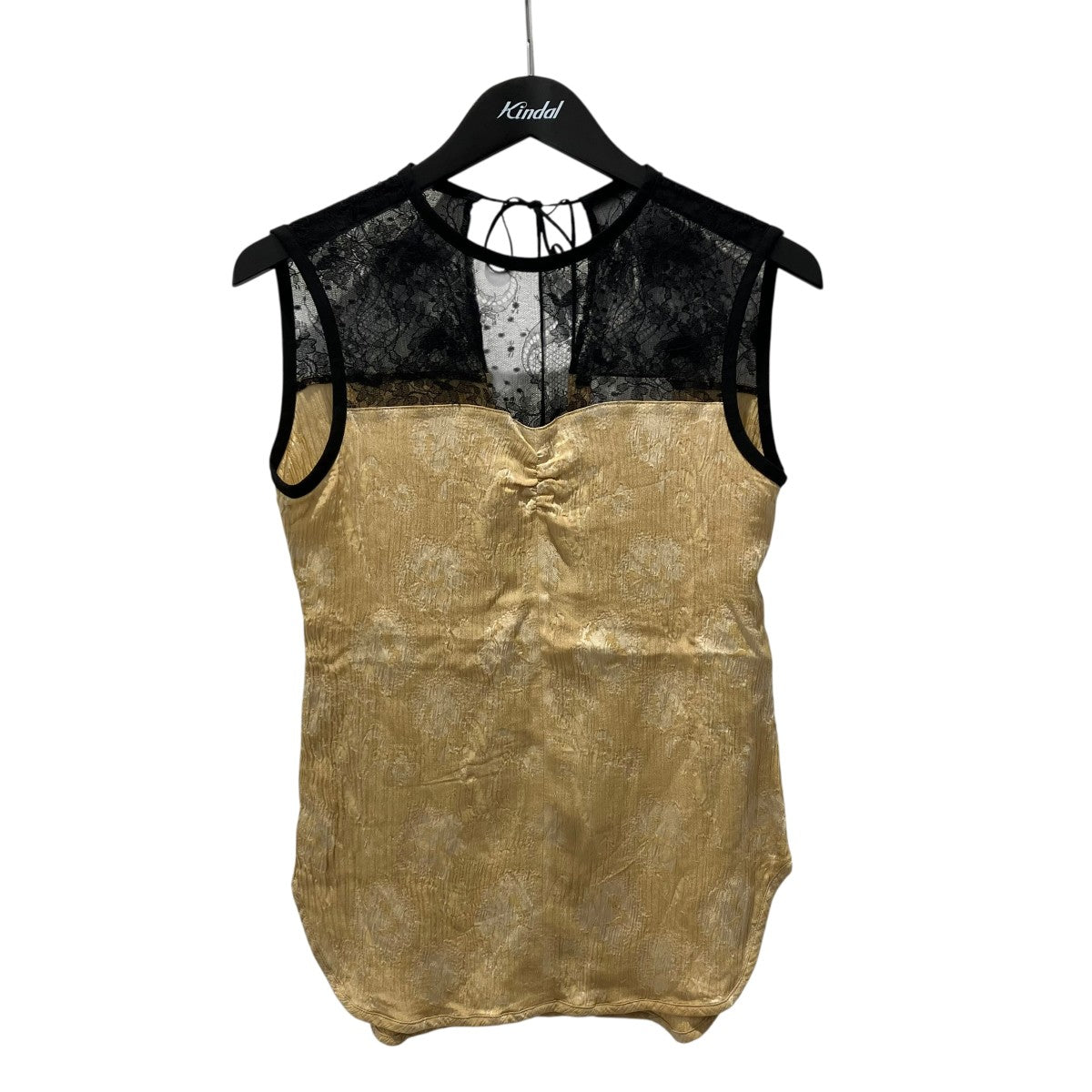 mame kurogouchi Carnation Willow Sleeveless TopsノースリーブブラウスMM18SS-SH026 古着・中古-1枚目のアイテム画像