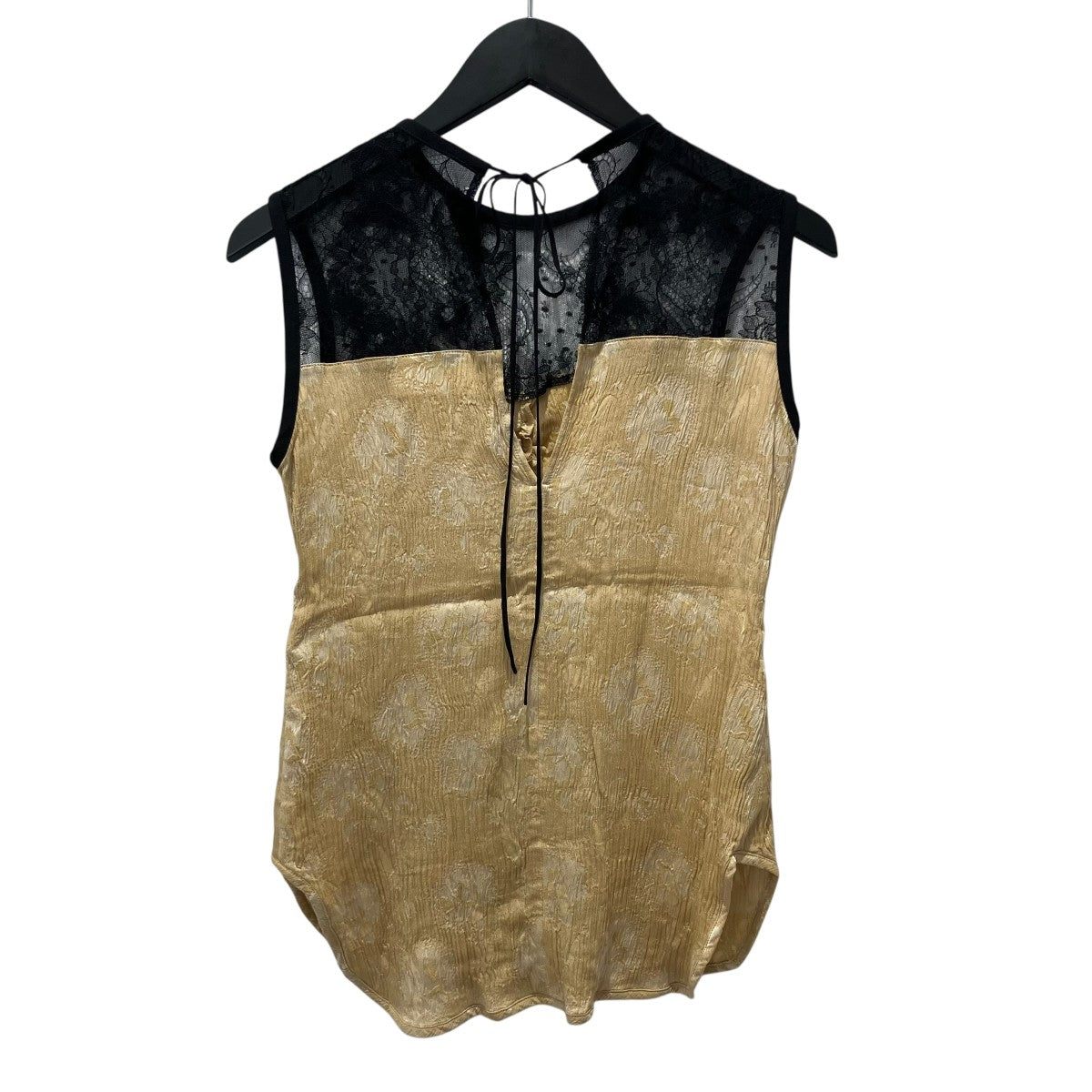 mame kurogouchi Carnation Willow Sleeveless TopsノースリーブブラウスMM18SS-SH026 古着・中古-2枚目のアイテム画像