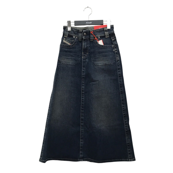 DIESEL(ディーゼル) DE-PAGO-MID-REデニムスカート インディゴ サイズ
