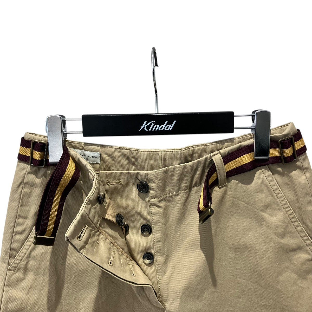 DRIES VAN NOTEN(ドリスヴァンノッテン) ベルテッドツイルショーツ