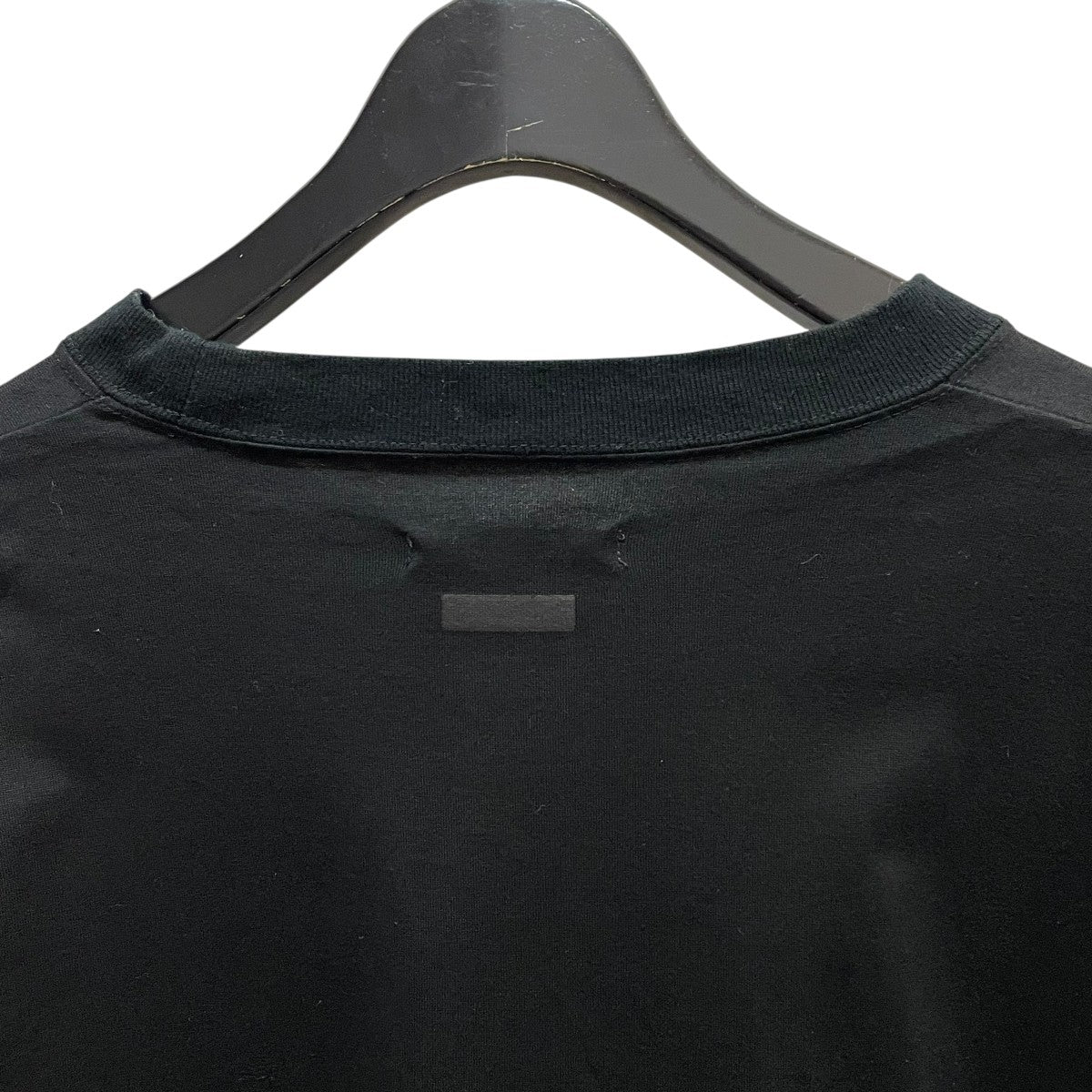 ※田○○龍※ STONE  ブラック　長袖カットソー 千紗子と純太 赤龍ビッグシルエットロングスリーブTシャツ
