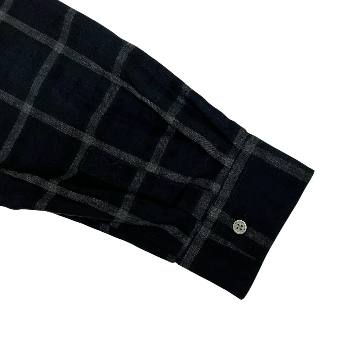 LONG SHIRT B BLACK CHECKチェックシャツ