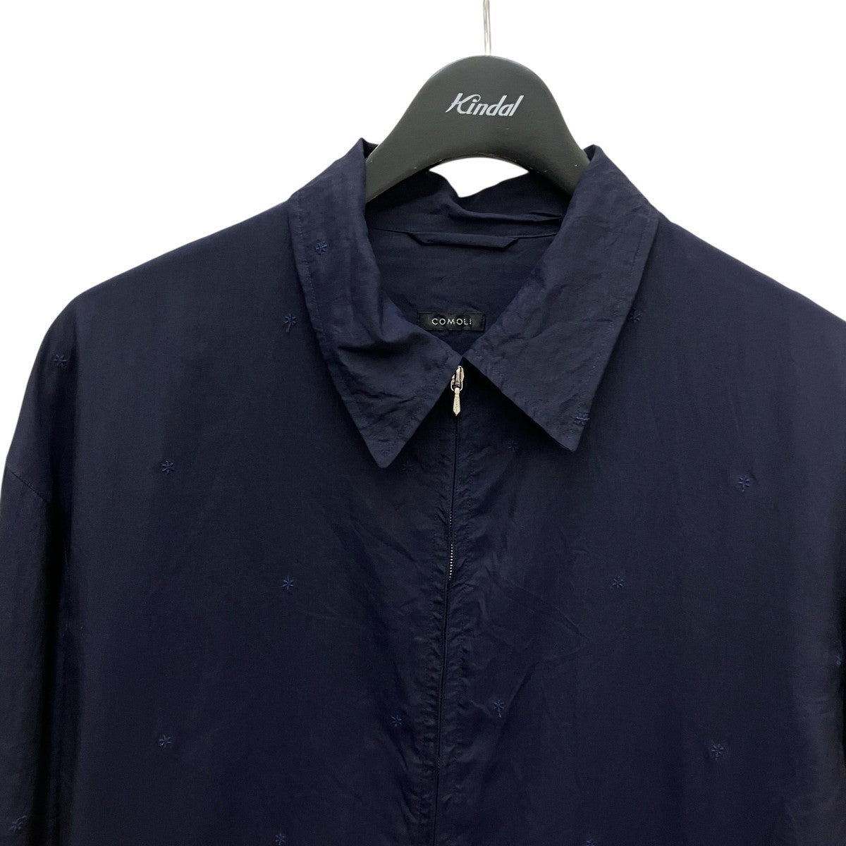COMOLI(コモリ) シルク ステッチ スイングトップシャツジャケットX01