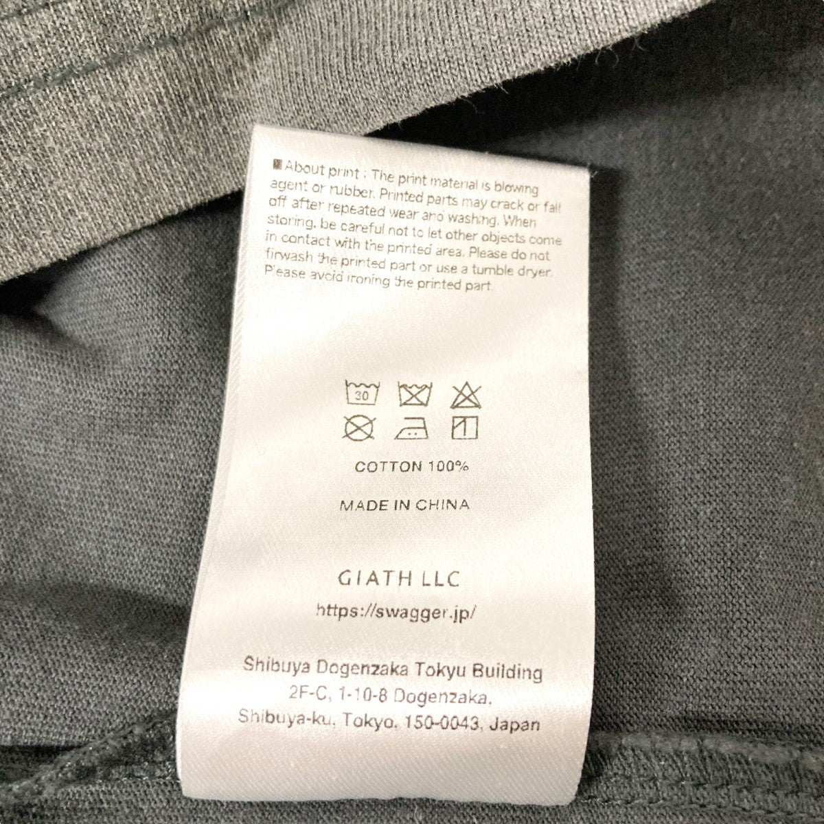 SWAGGER 加工プリントカットソーSWG24 LT08 古着・中古-5枚目のアイテム画像