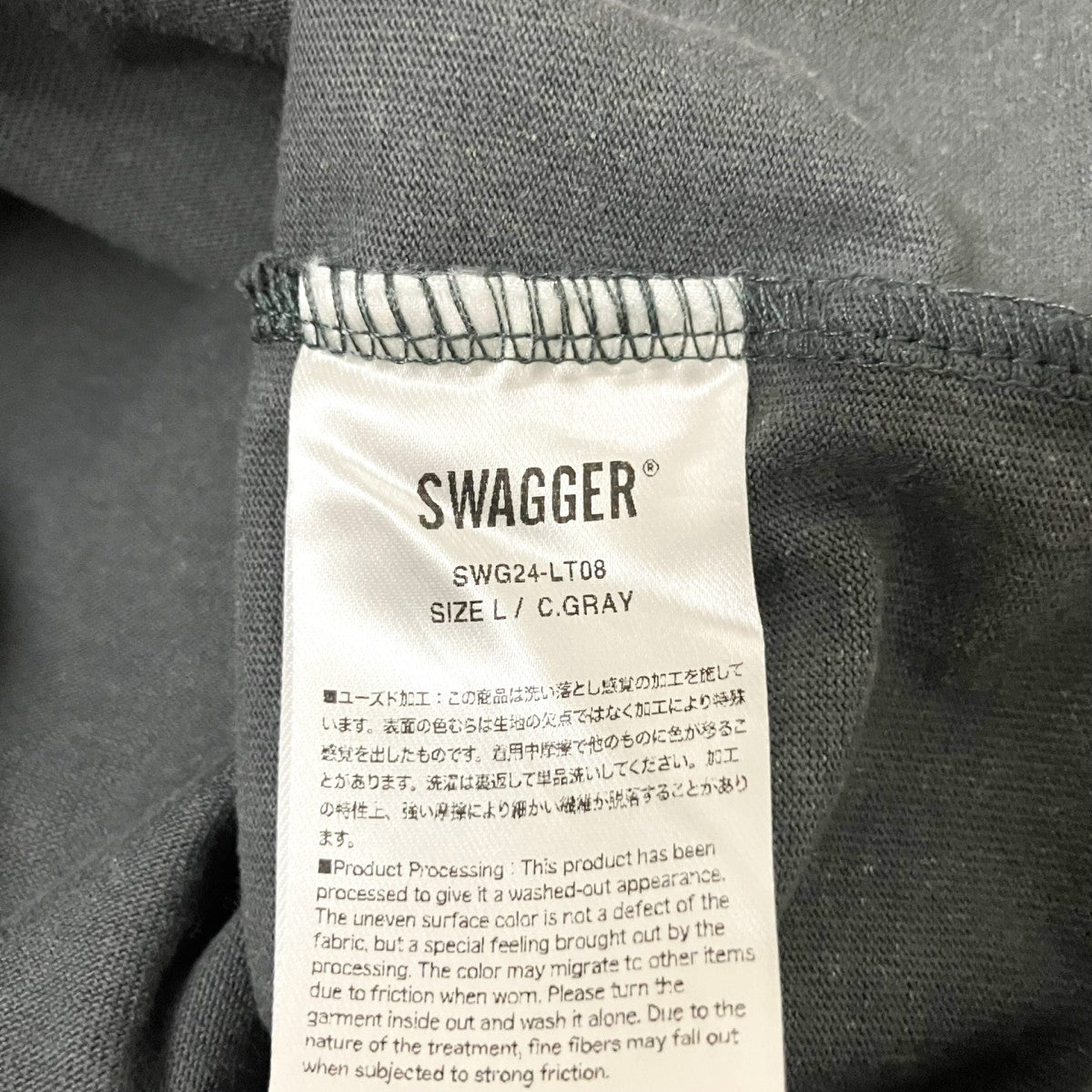 SWAGGER プリントカットソーSWG24 LT08 古着・中古-4枚目のアイテム画像