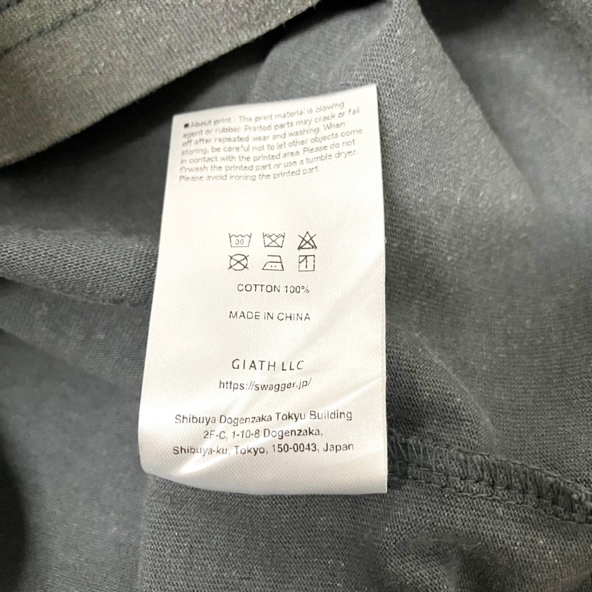 SWAGGER プリントカットソーSWG24 LT08 古着・中古-5枚目のアイテム画像
