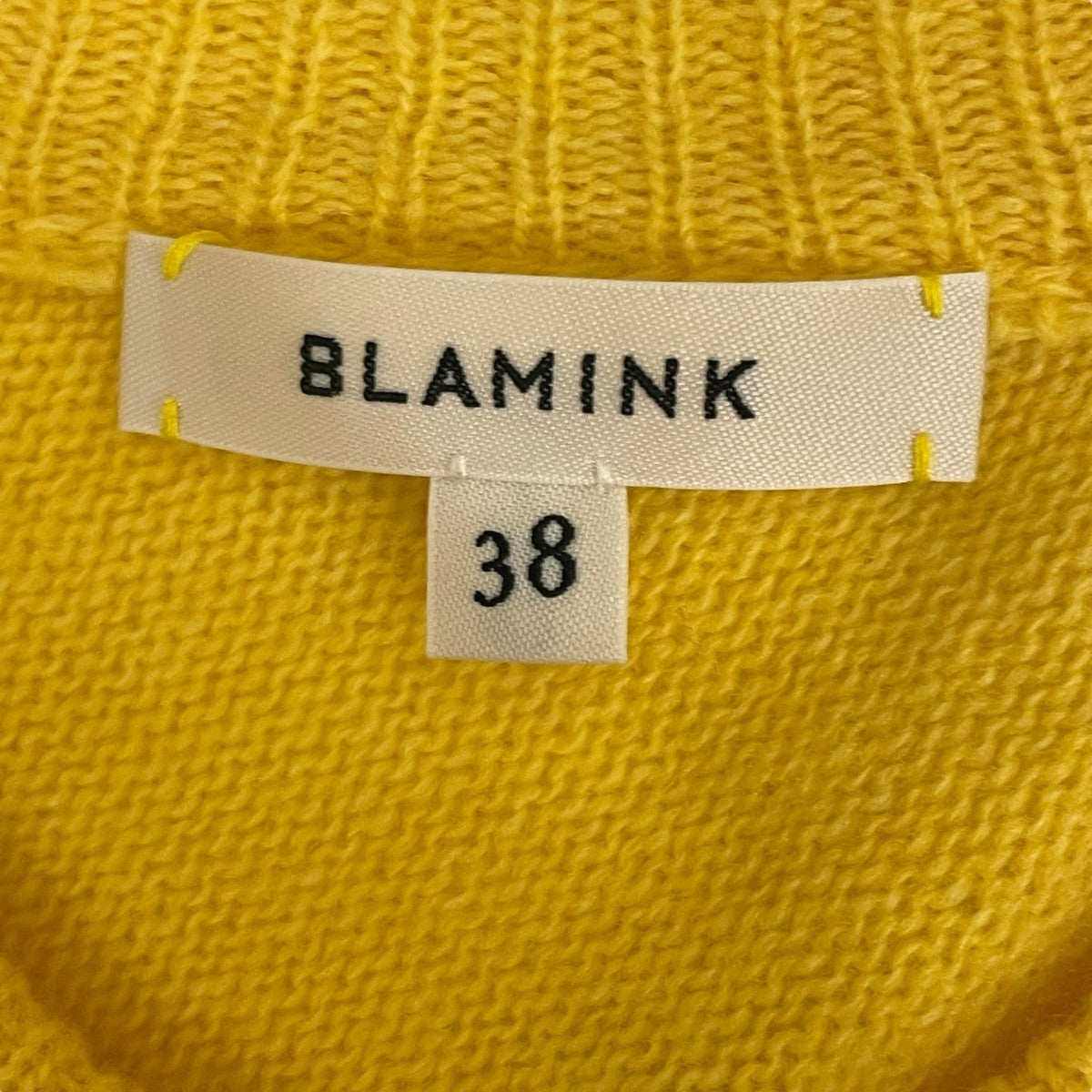 BLAMINK カシミヤニットセーター7913-106-0187 古着・中古-7枚目のアイテム画像