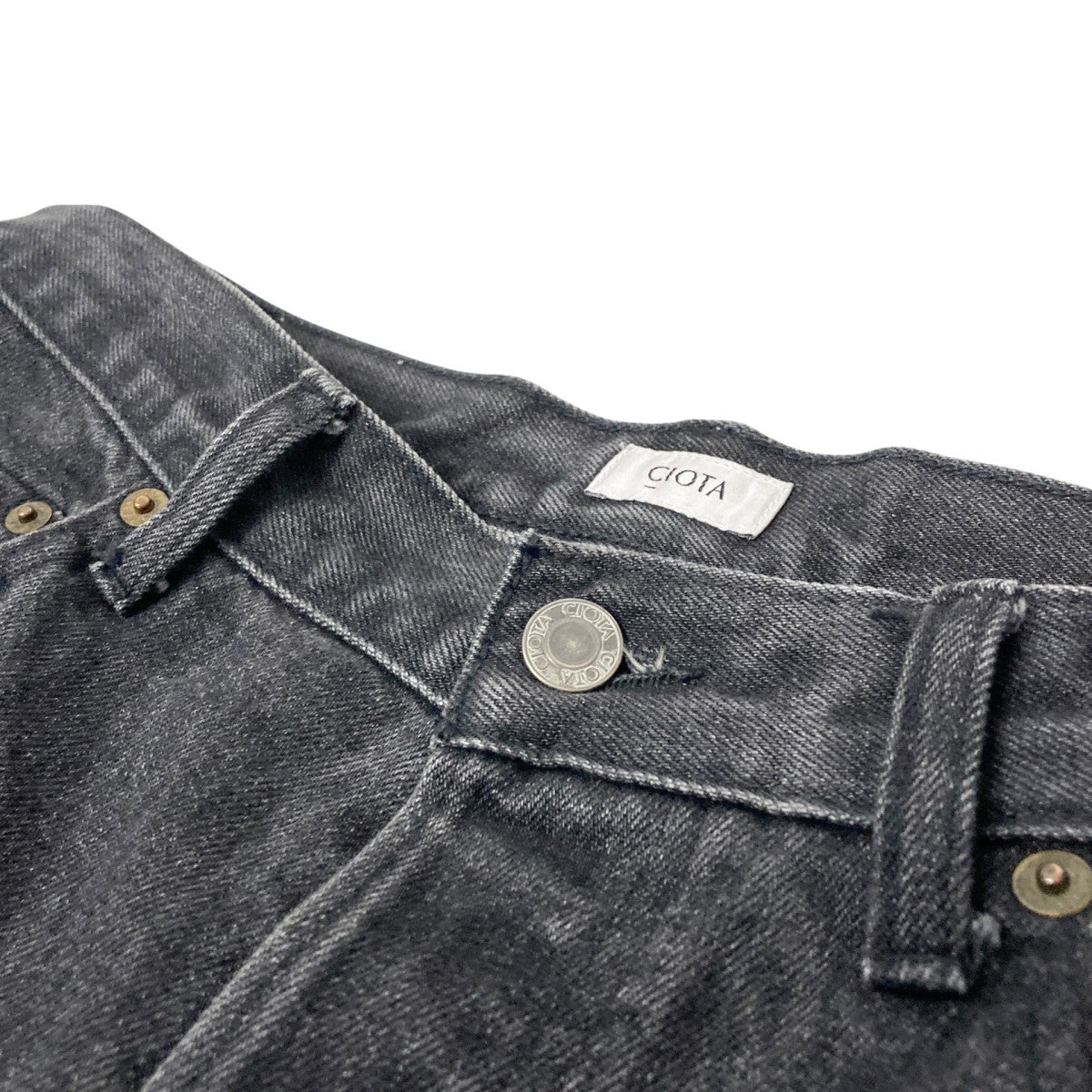 CIOTA(シオタ) js homestead SUVIN DENIMブラックデニム