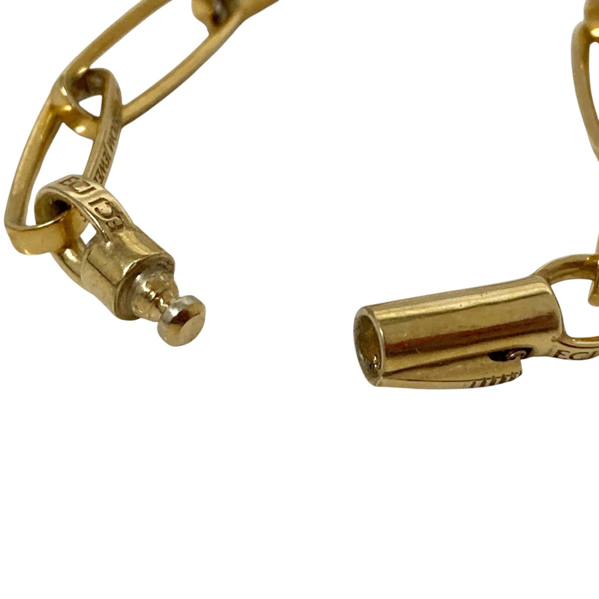 HYKE(ハイク) HALF ROUNDED CHAIN BRACELETチェーンブレスレット19362