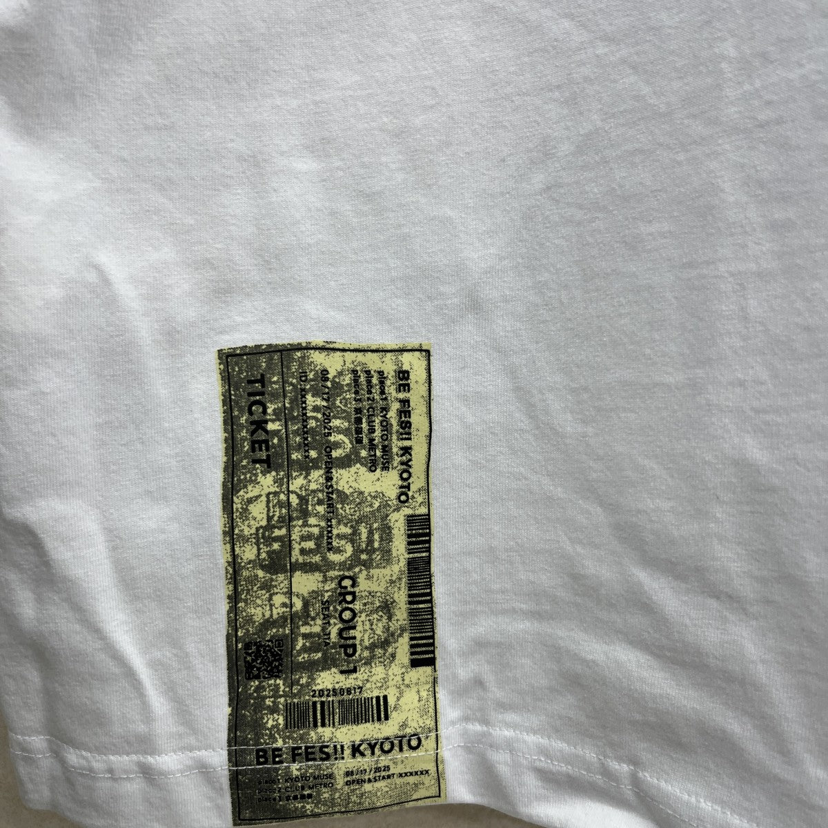 SSZ BEAMS MUSIC FESTIVAL BeFES Ticket TeeプリントTシャツ 古着・中古-5枚目のアイテム画像