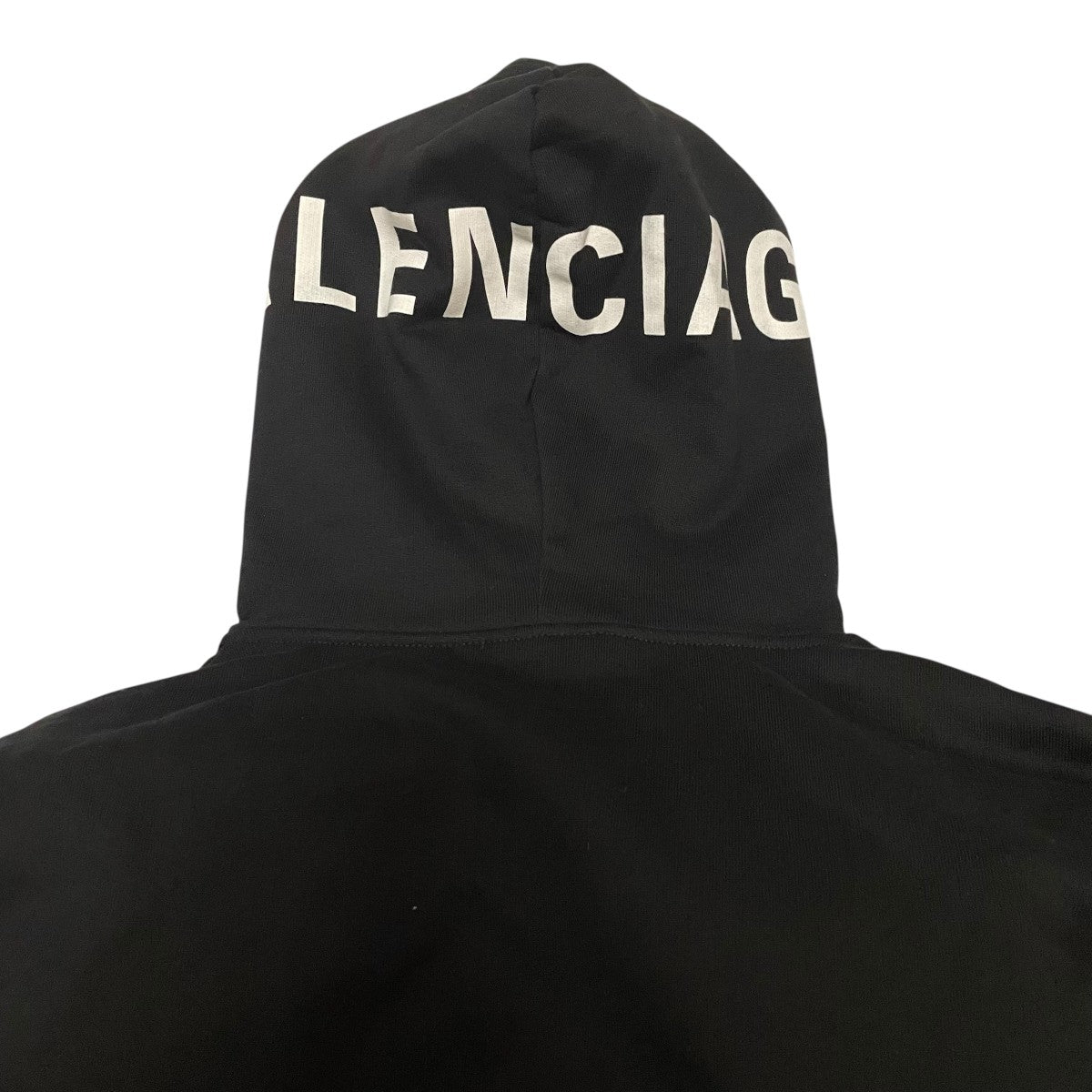 BALENCIAGA(バレンシアガ) フードロゴプルオーバーパーカー528351