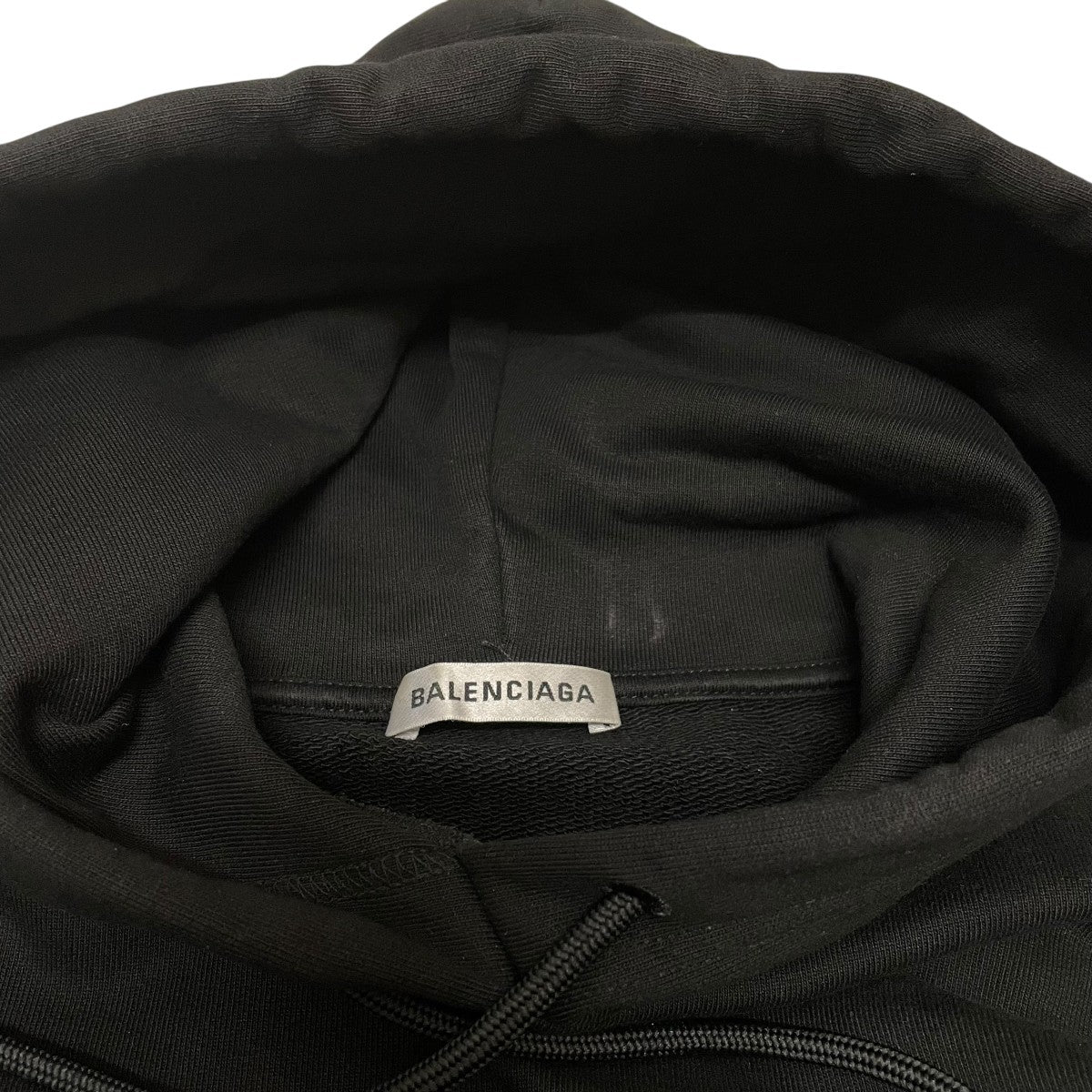 BALENCIAGA(バレンシアガ) フードロゴプルオーバーパーカー528351