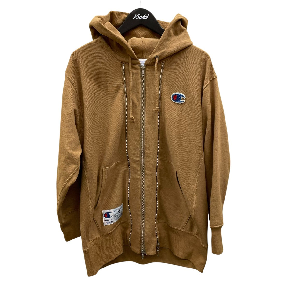 UNDERCOVER×Champion 25SSジップフーディC8-B107 C8-B107 キャメル