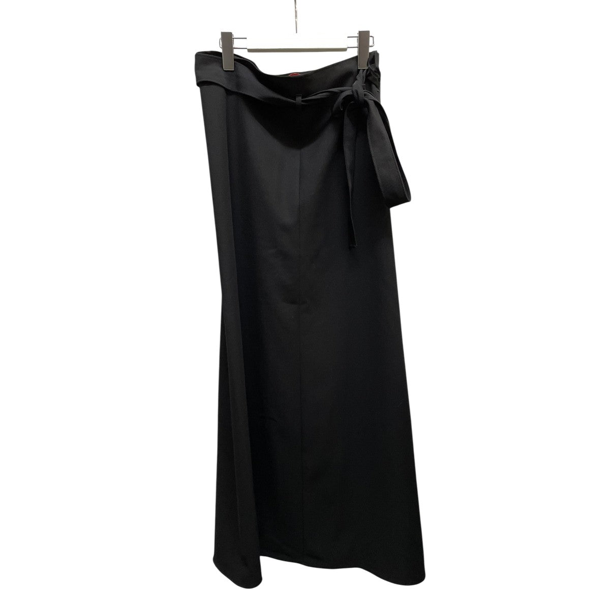 24AW ポリエステルレーヨン ラップロングスカート