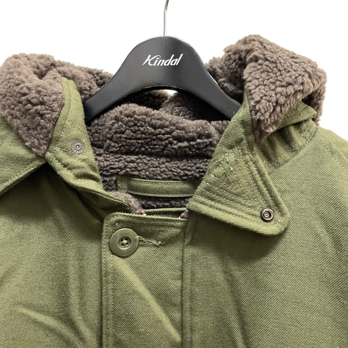 BLACK SIGN Military Twill British Coatコート 古着・中古-3枚目のアイテム画像