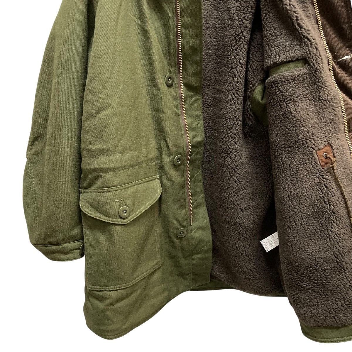 BLACK SIGN Military Twill British Coatコート 古着・中古-5枚目のアイテム画像