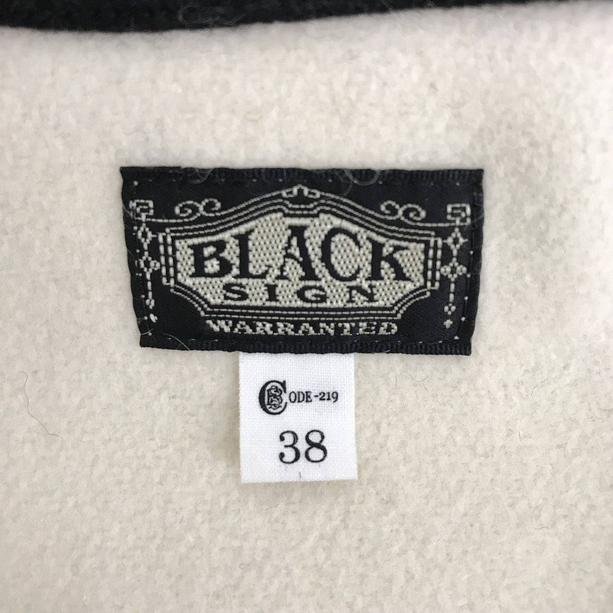 BLACK SIGN GIGORO JKTジャケット 古着・中古-3枚目のアイテム画像
