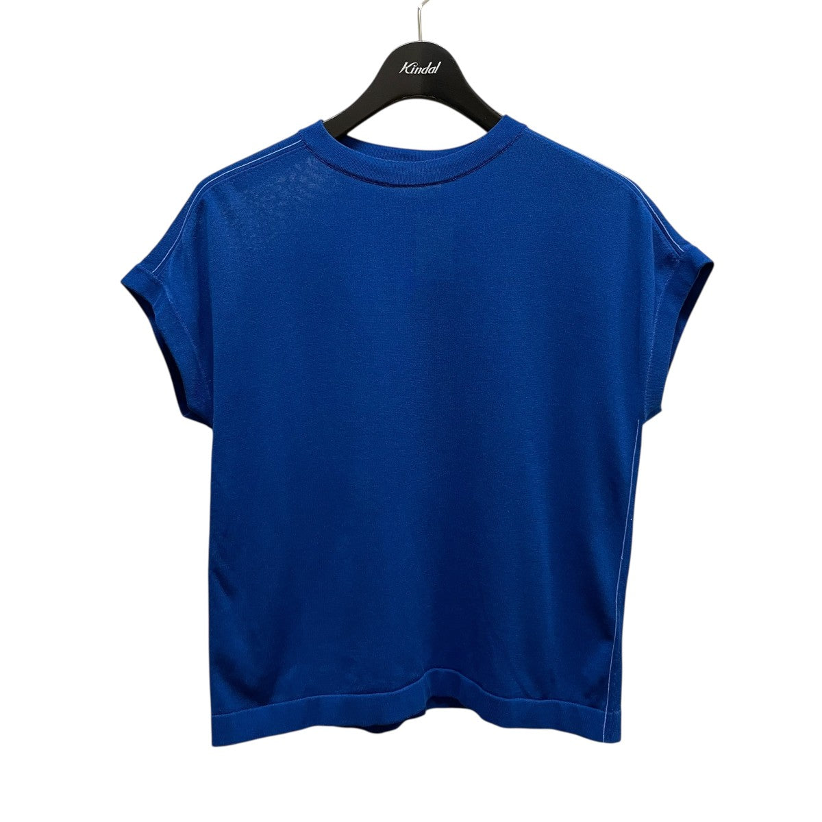UNITED ARROWS TOKYO ミニハイネック フレンチスリーブ ニット ―ウォッシャブル― 1518-183-1950 古着・中古-1枚目のアイテム画像