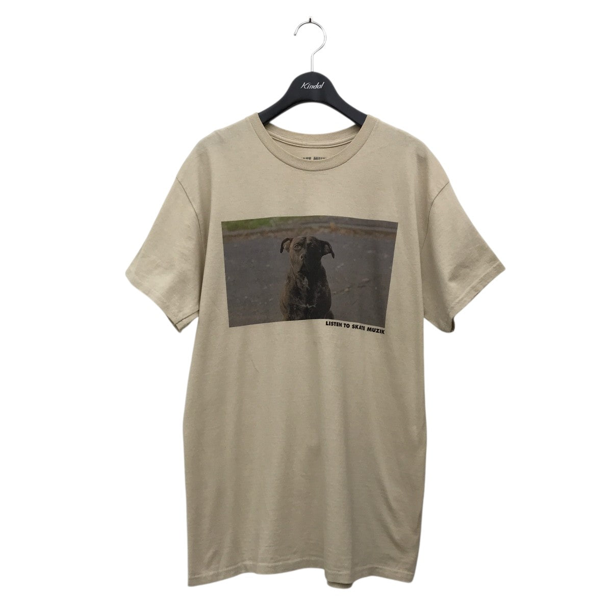 SKATE MUZIK Dog TeeプリントTシャツ 古着・中古-1枚目のアイテム画像