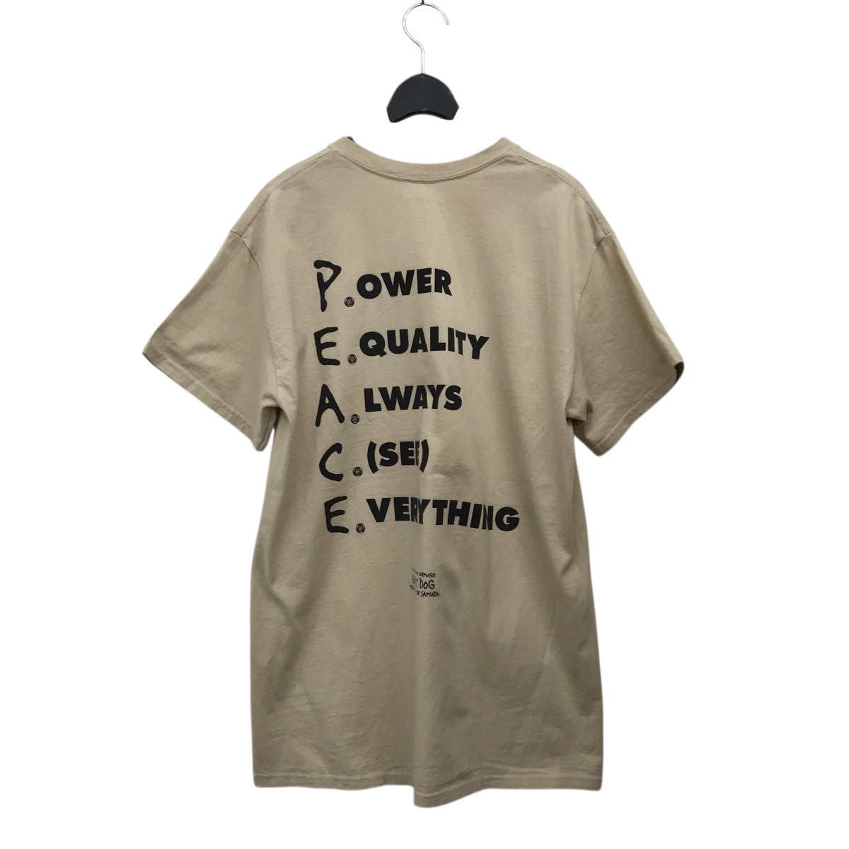 SKATE MUZIK Dog TeeプリントTシャツ 古着・中古-2枚目のアイテム画像
