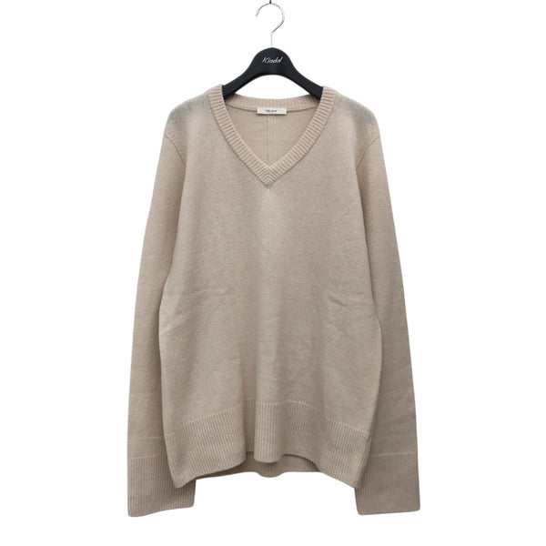 THE ROW(ザロウ) VネックニットAF418 AF418 ピンク サイズ XS｜【公式