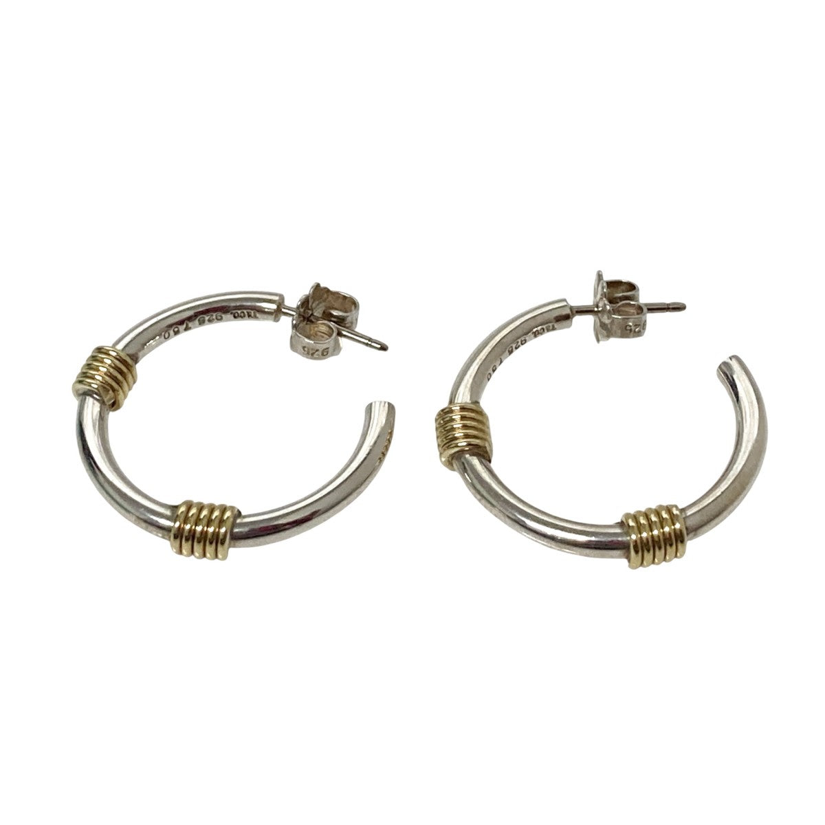 Tiffany ＆ Co．(ティファニー) バンドウィズ フープ ピアス 925