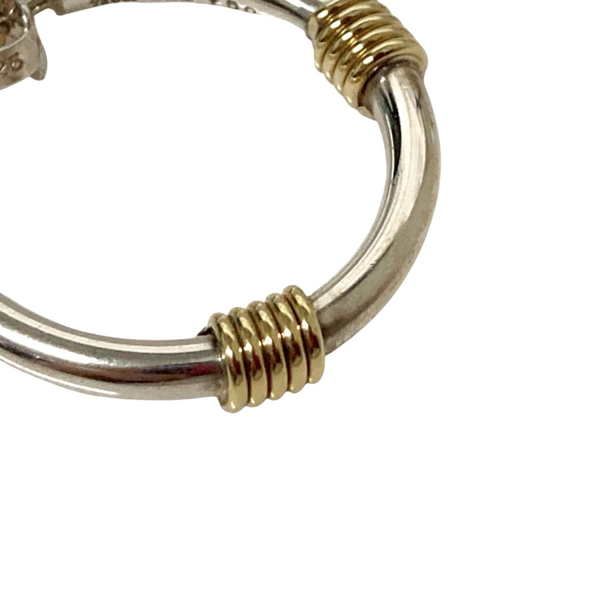 Tiffany & Co. フープピアス 925シルバー 750ゴールド Tiffany & Co. フープピアス 925シルバー 750ゴールド