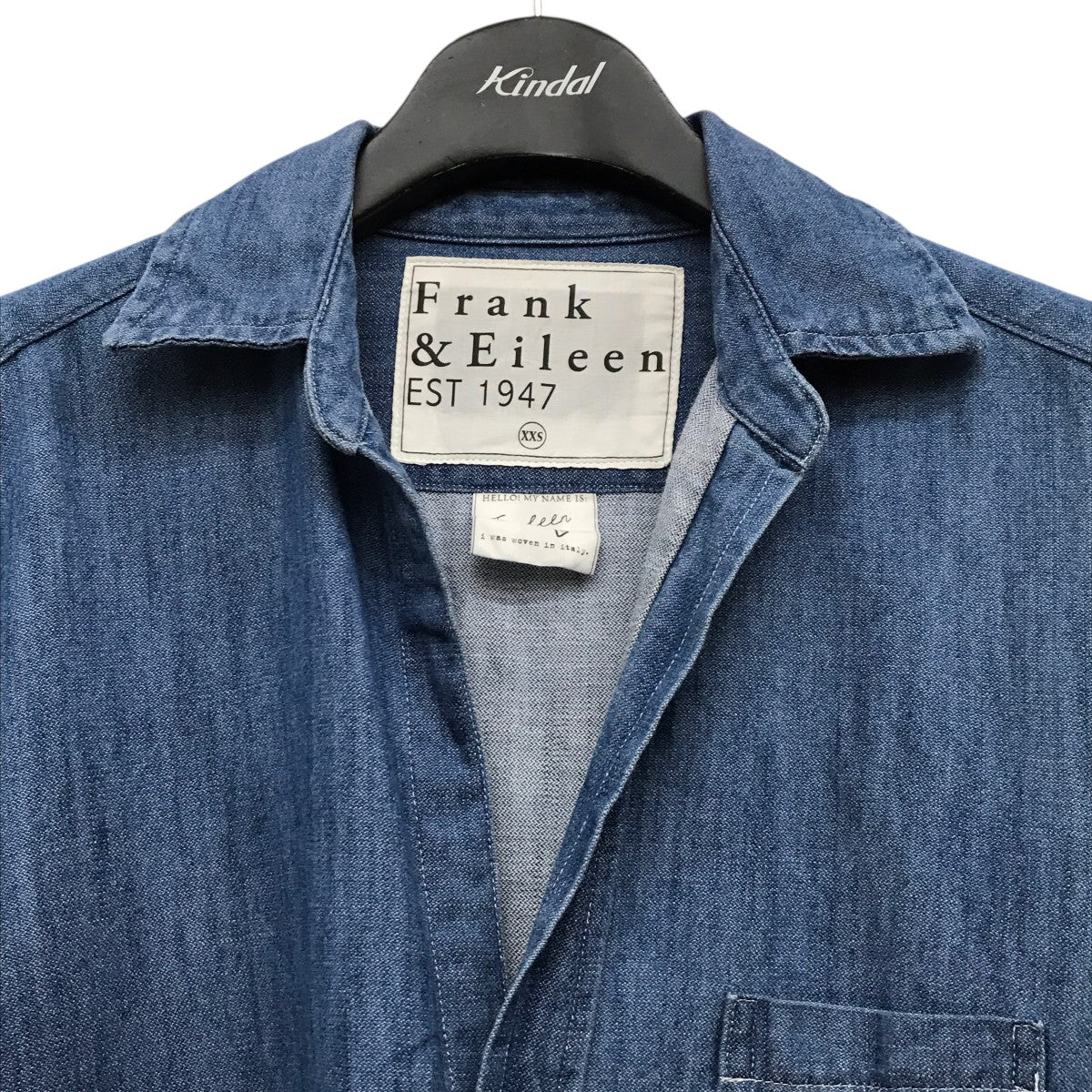Frank＆Eileen EILEEN コアイタリアンインディゴデニムシャツ9910700106 古着・中古-5枚目のアイテム画像