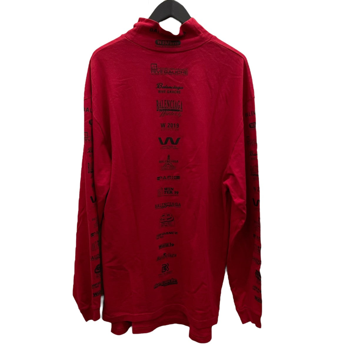 BALENCIAGA(バレンシアガ) Multi Logo Turtle Neckタートルネック長袖
