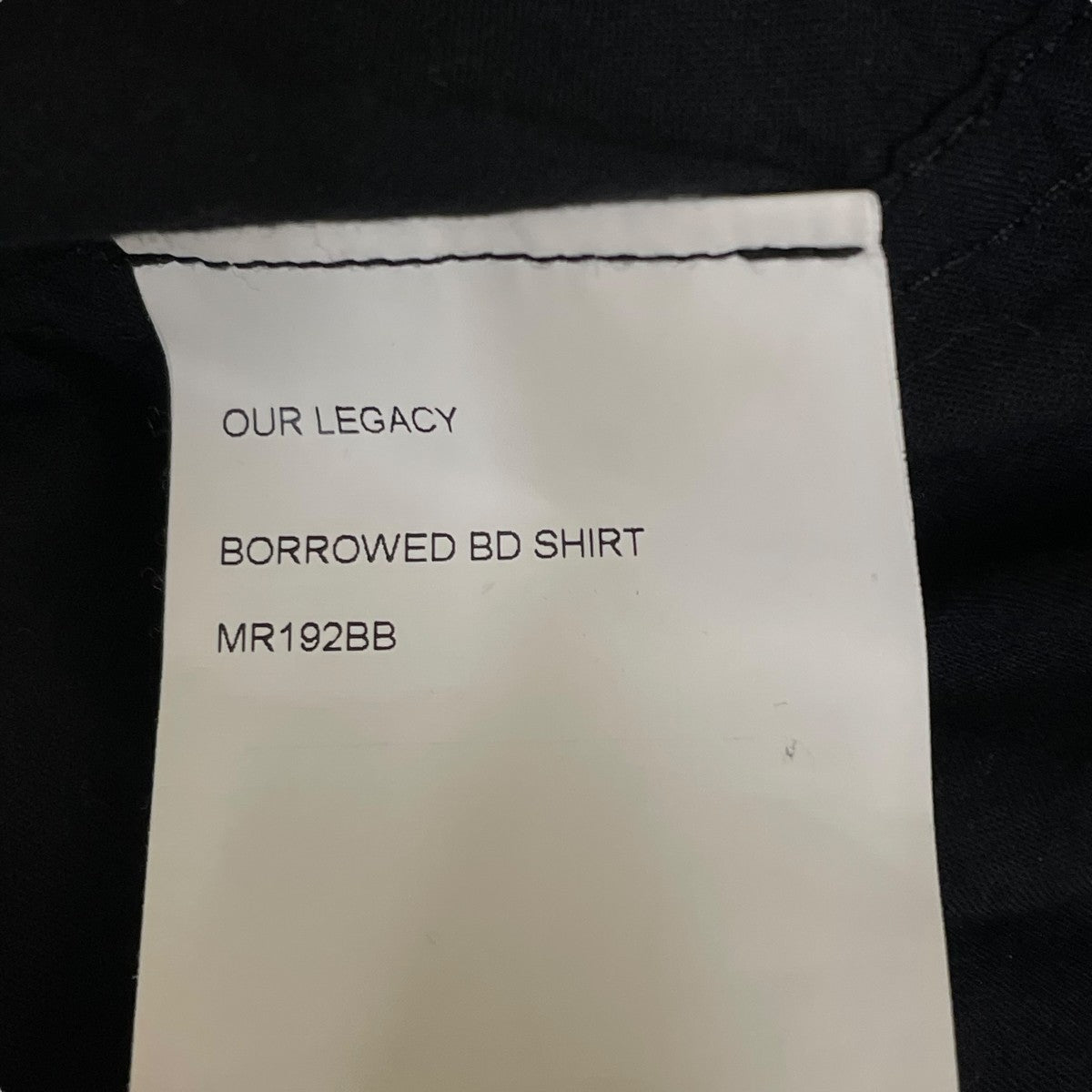 BORROWED BD SHIRTボタンダウンシャツMR192BB