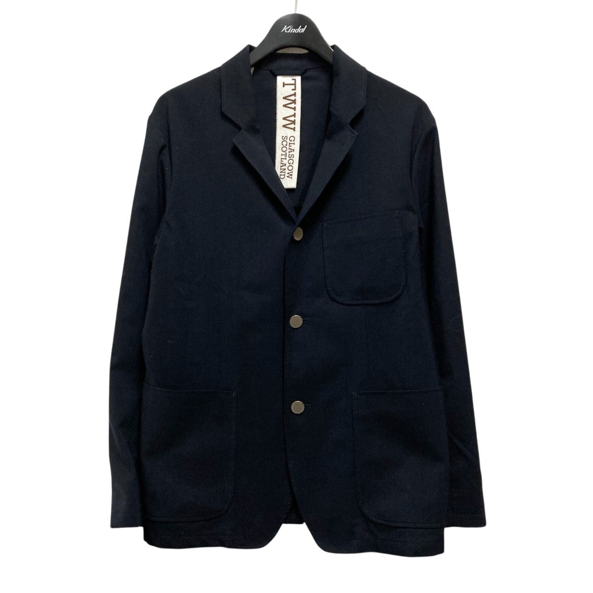 MARGARET HOWELL 薄手 濃紺ジャケット 春夏 MARGARET HOWELL（マーガレットハウエル）の「COTTON SILK POPLIN
