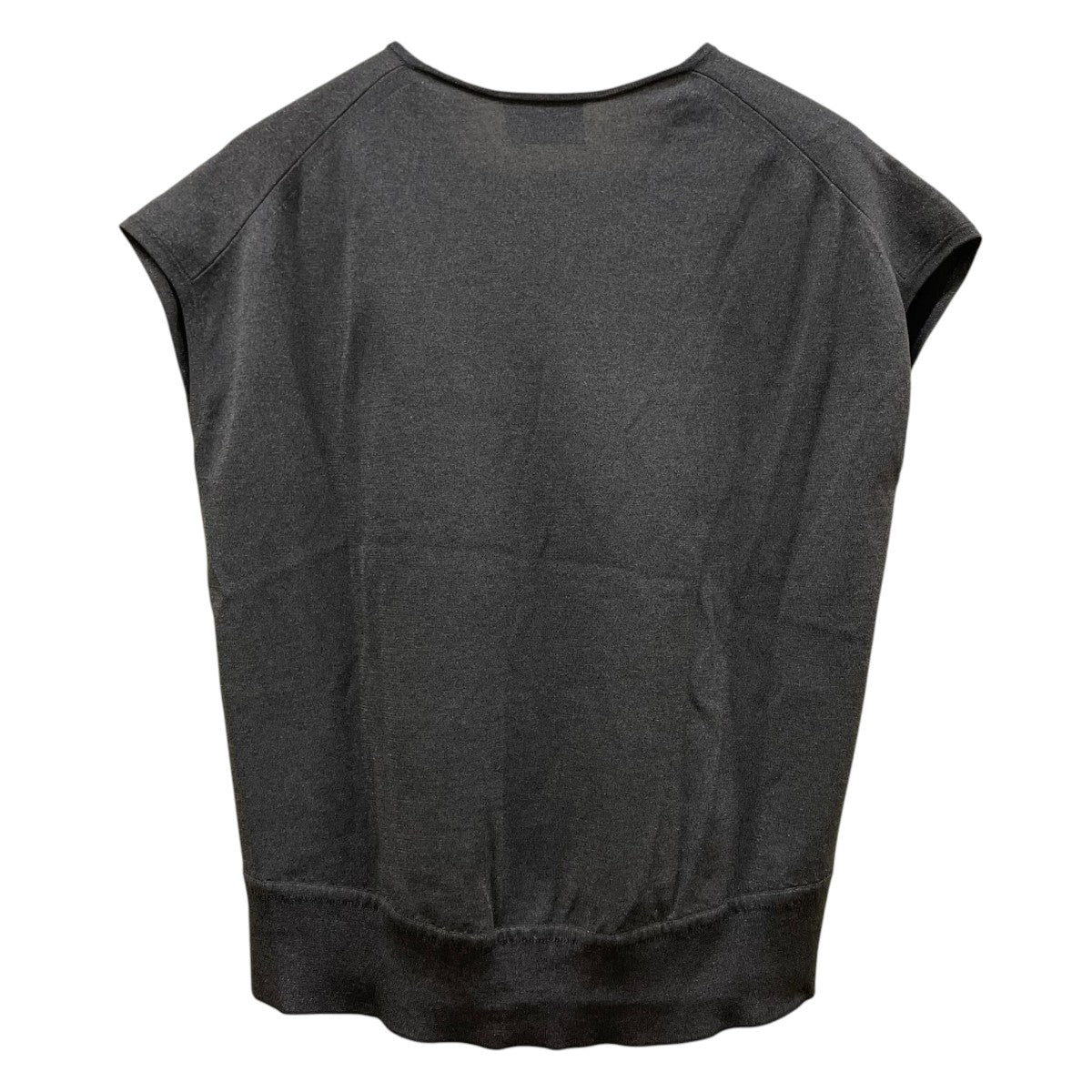 UNITED ARROWS TOKYO 25AWラメ フレンチスリーブ ニット ウォッシャブルノースリーブカットソー タンクトップ15181036400 古着・中古-2枚目のアイテム画像