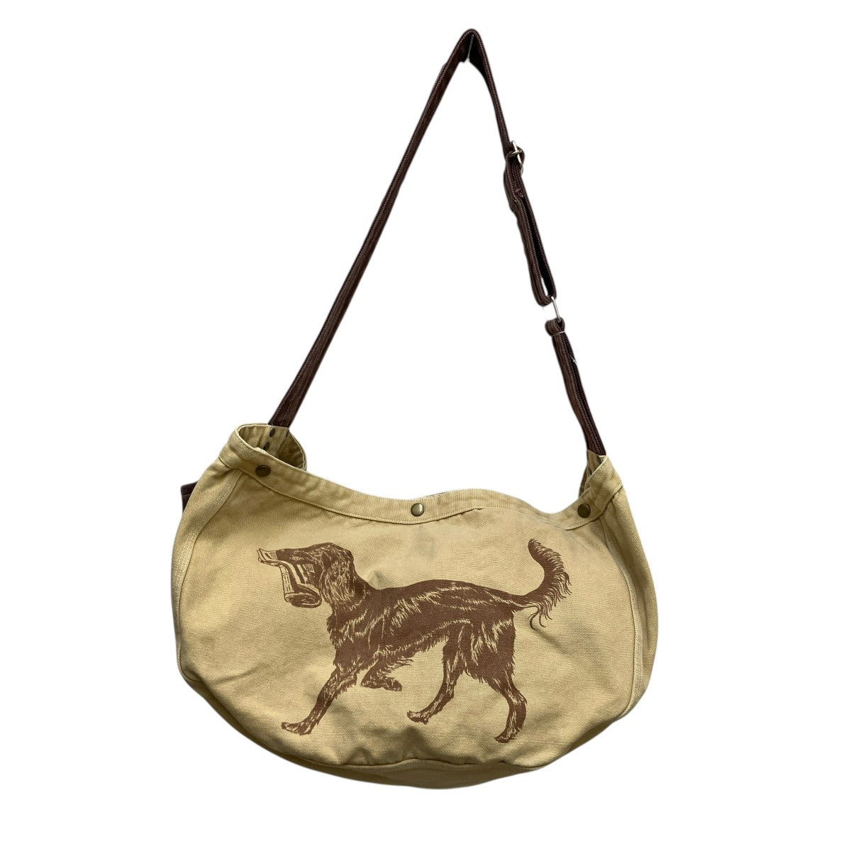 2nd Mag． セールスマンバッグ犬柄ショルダーバッグ