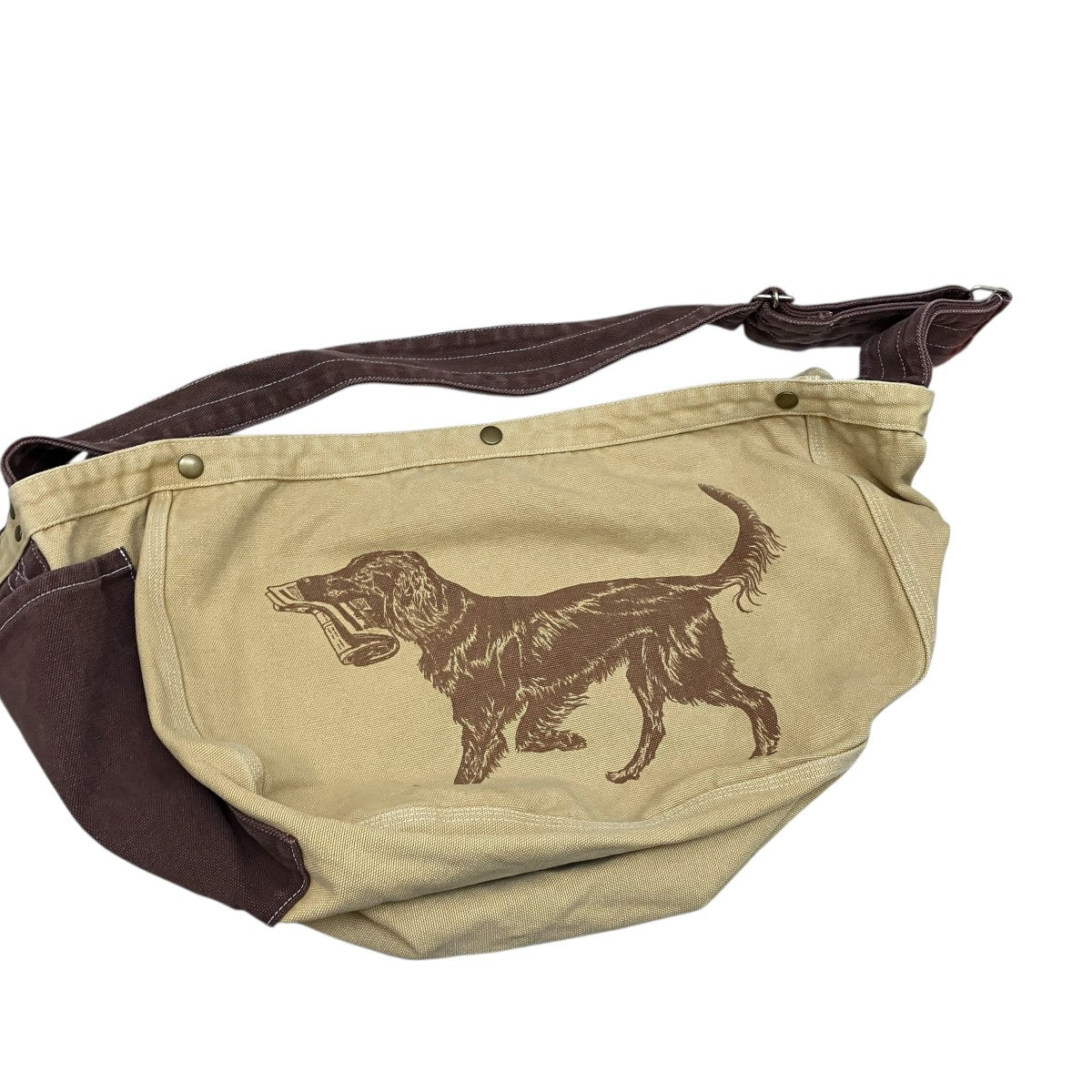 2nd Mag． セールスマンバッグ犬柄ショルダーバッグ