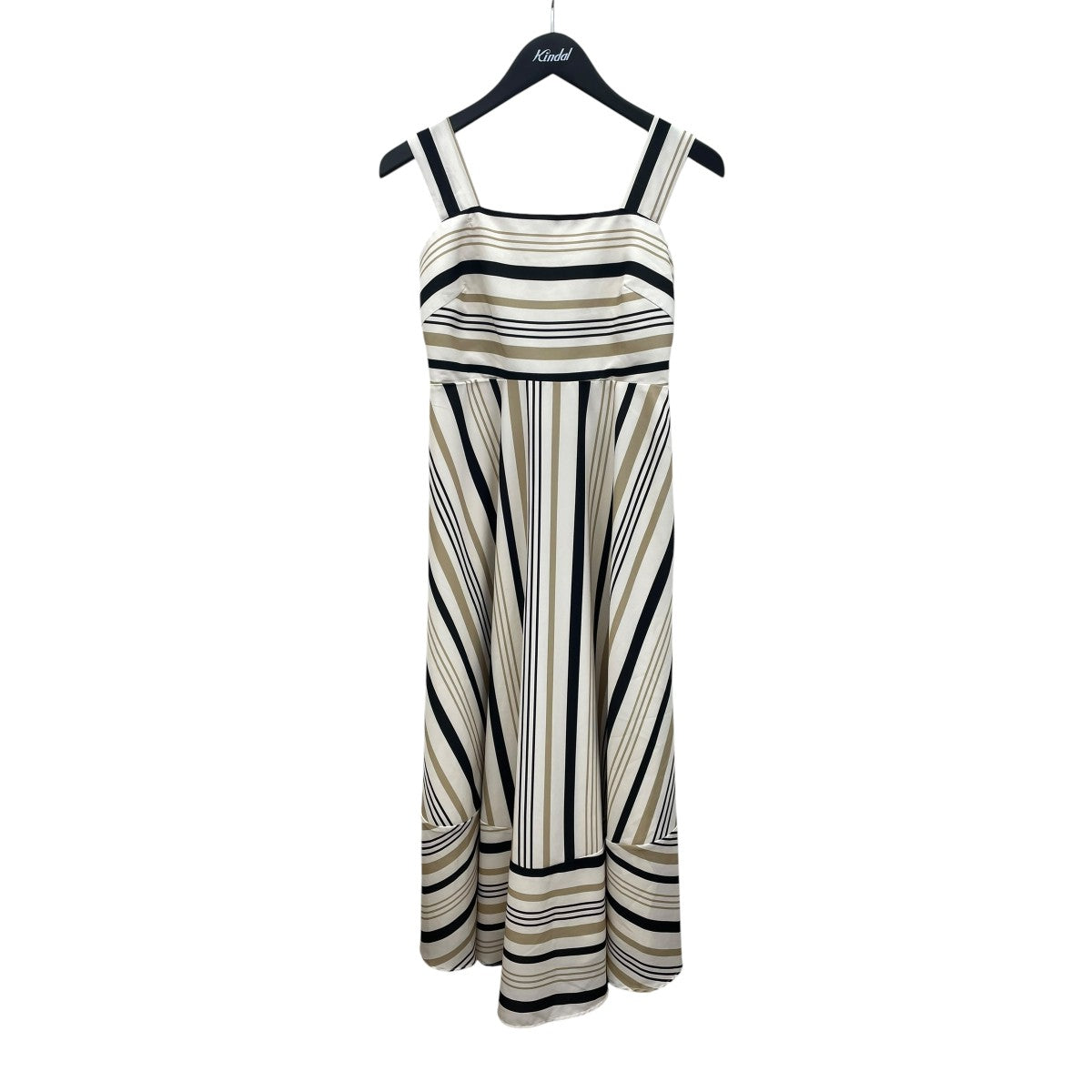 Cordelia Striped Ribbon Dressワンピース1252305268