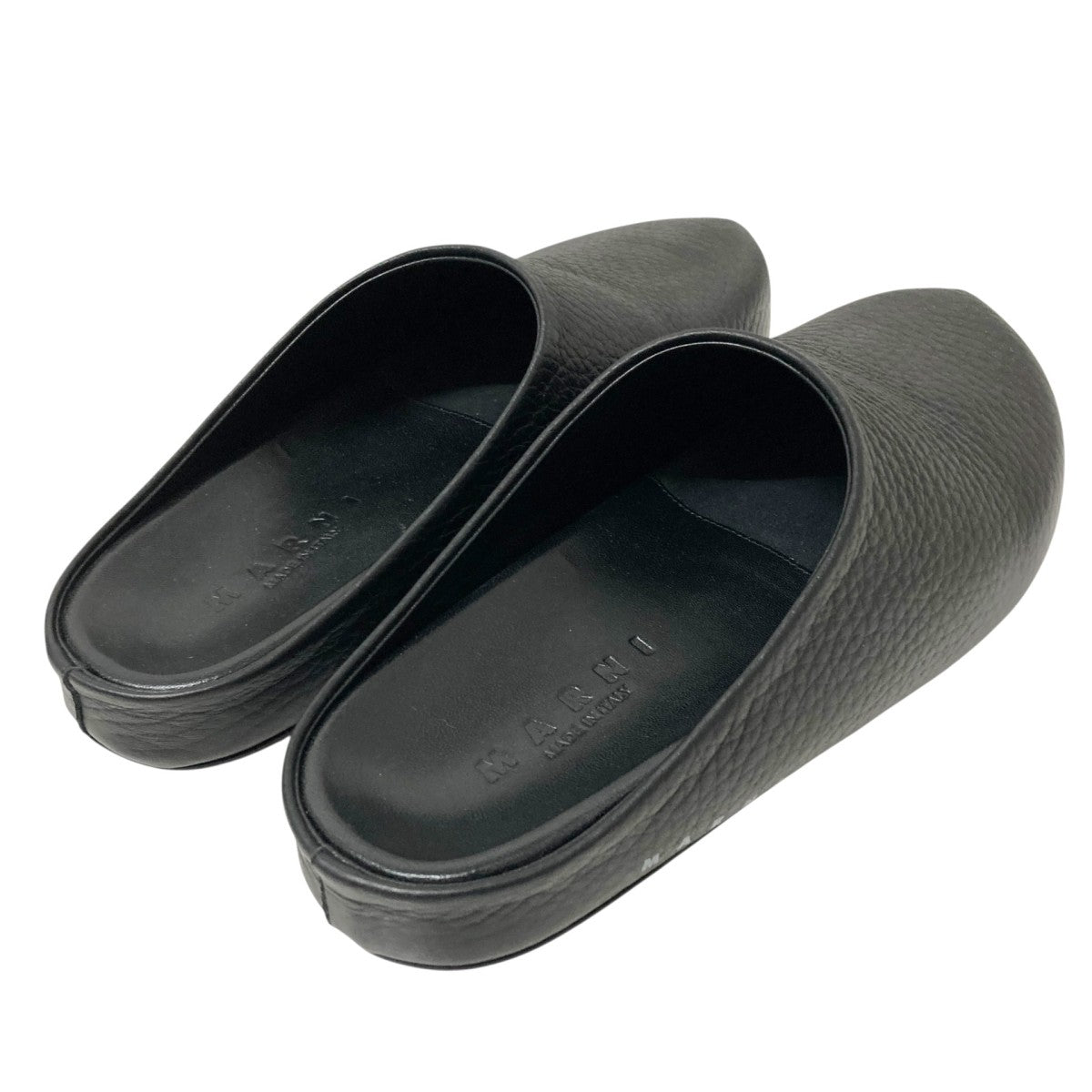 MARNI(マルニ) レザー・フスベット・サボトサボサンダルSBMR001400