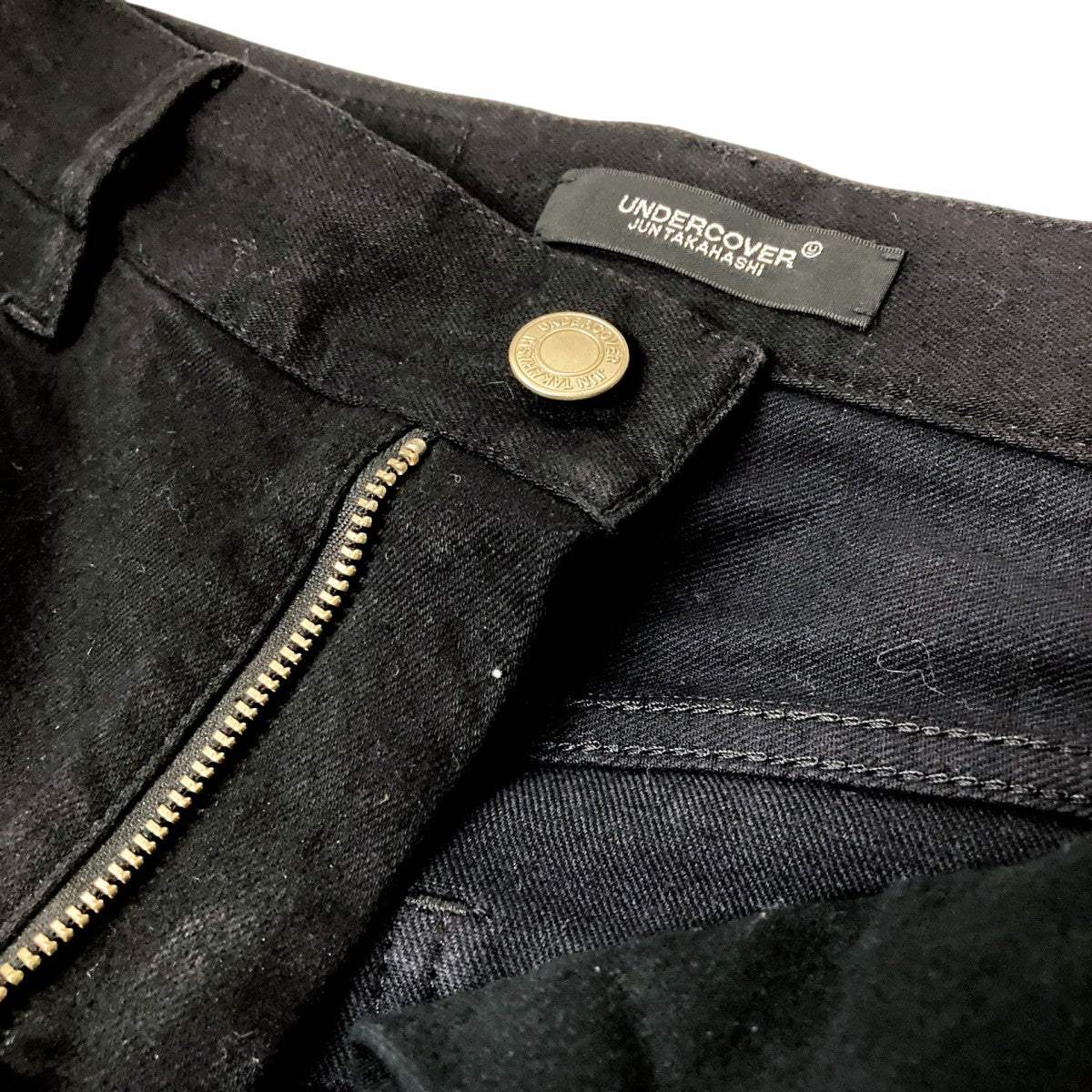 UNDERCOVER 切替ハトメZIPスリムパンツUC1D4506 古着・中古-4枚目のアイテム画像