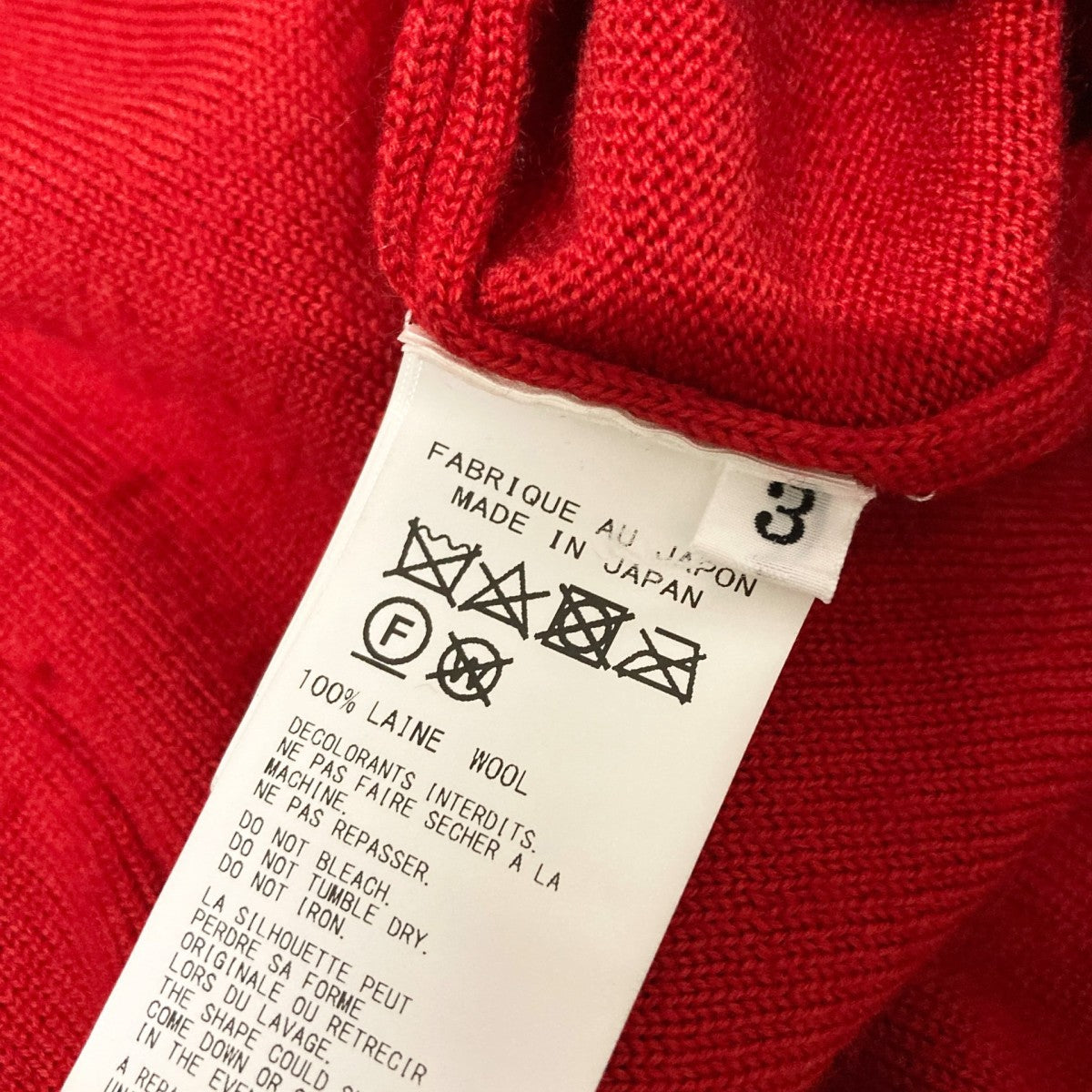 Y's for men(ワイズフォーメン) ウールニットMJ K36 182 MJ K36 182