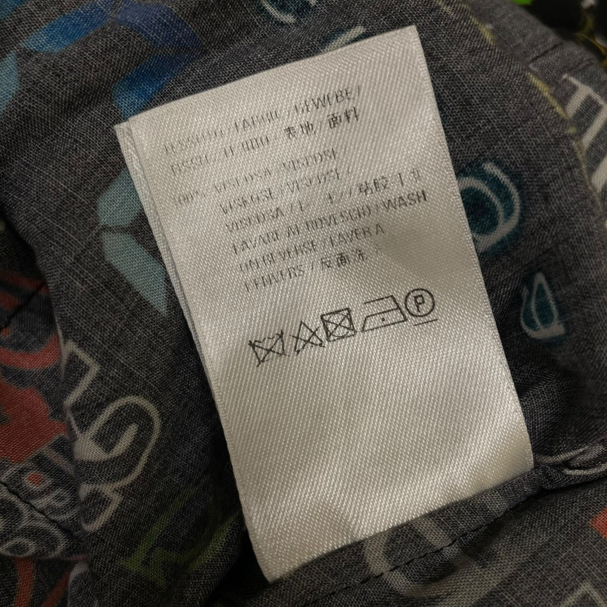BALENCIAGA TV SHOW LARGE FIT SHIRTロゴプリント ボタンダウンシャツ 半袖シャツ626938 古着・中古-6枚目のアイテム画像